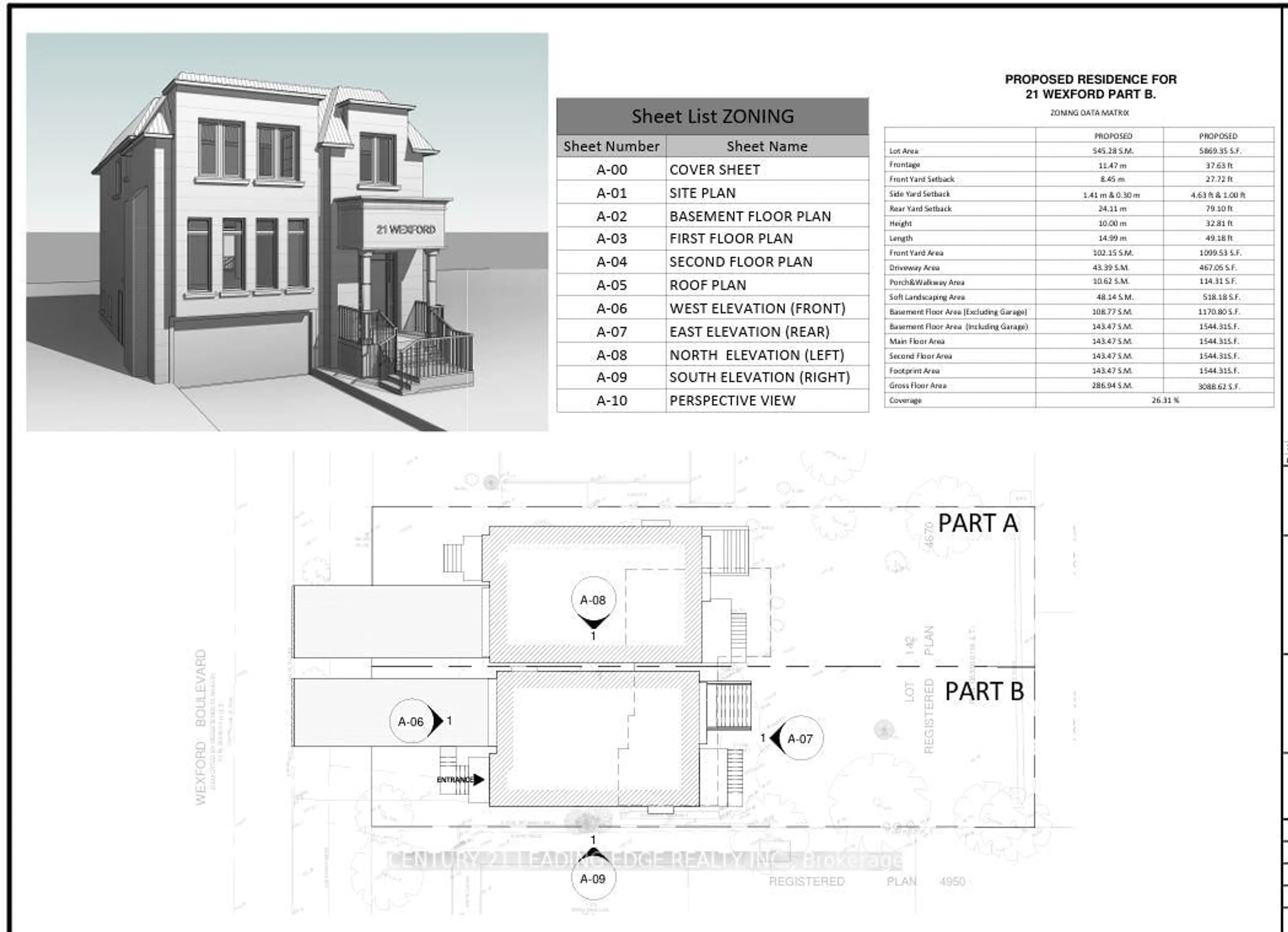 Floor plan for 21B Wexford Blvd, Toronto Ontario M1R 1K9