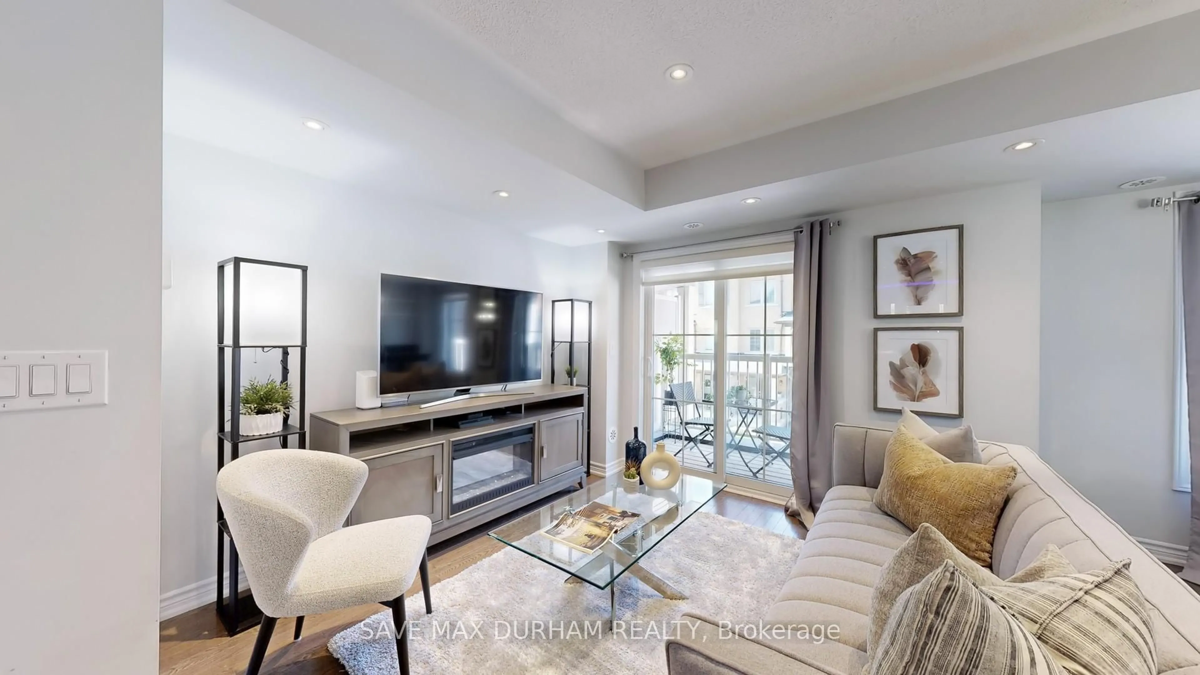 Living room with furniture, unknown for 36 Amulet Way, Whitby Ontario L1R 0R5