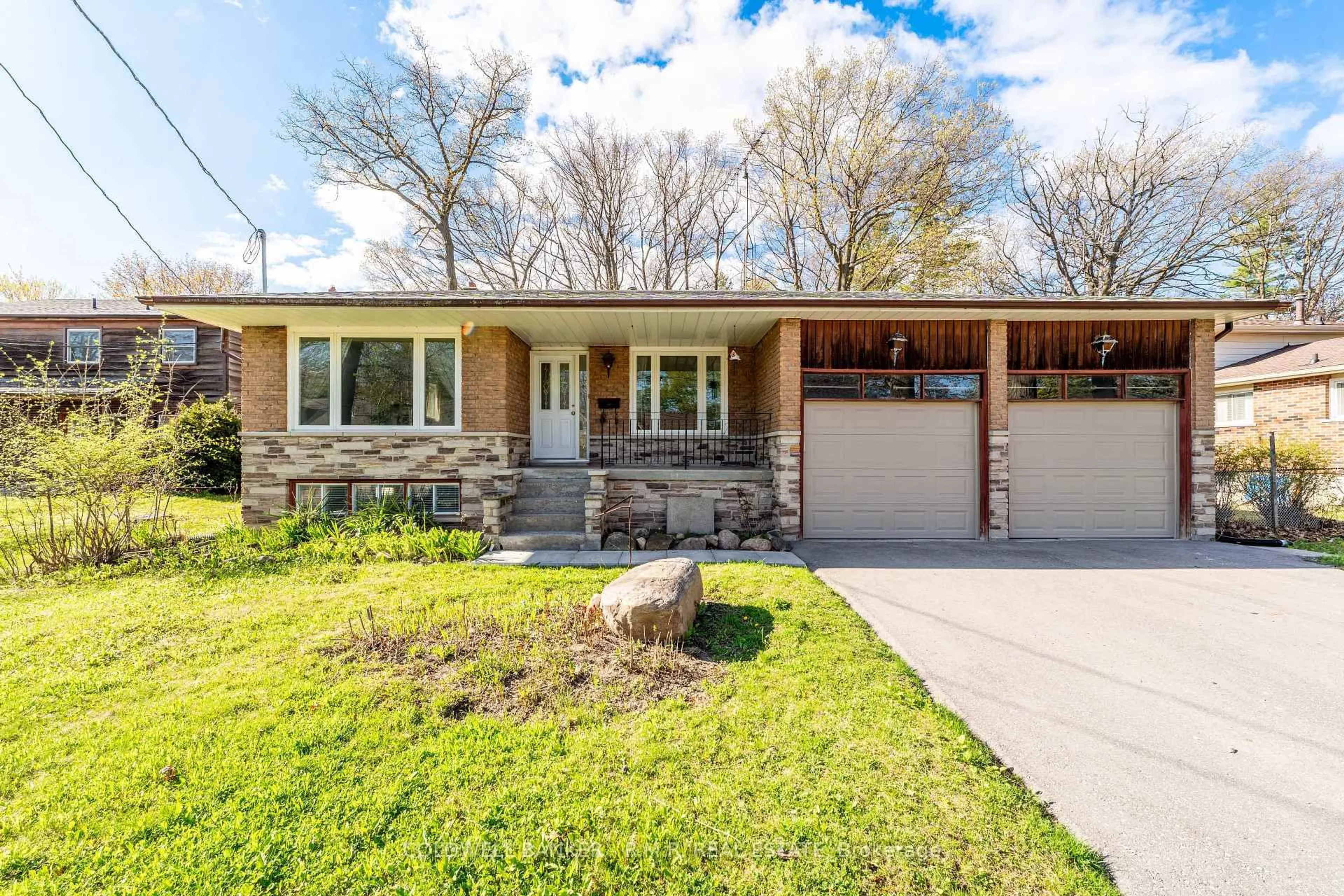 Home with brick exterior material, street for 86 Twyn Rivers Dr, Pickering Ontario L1V 1E2