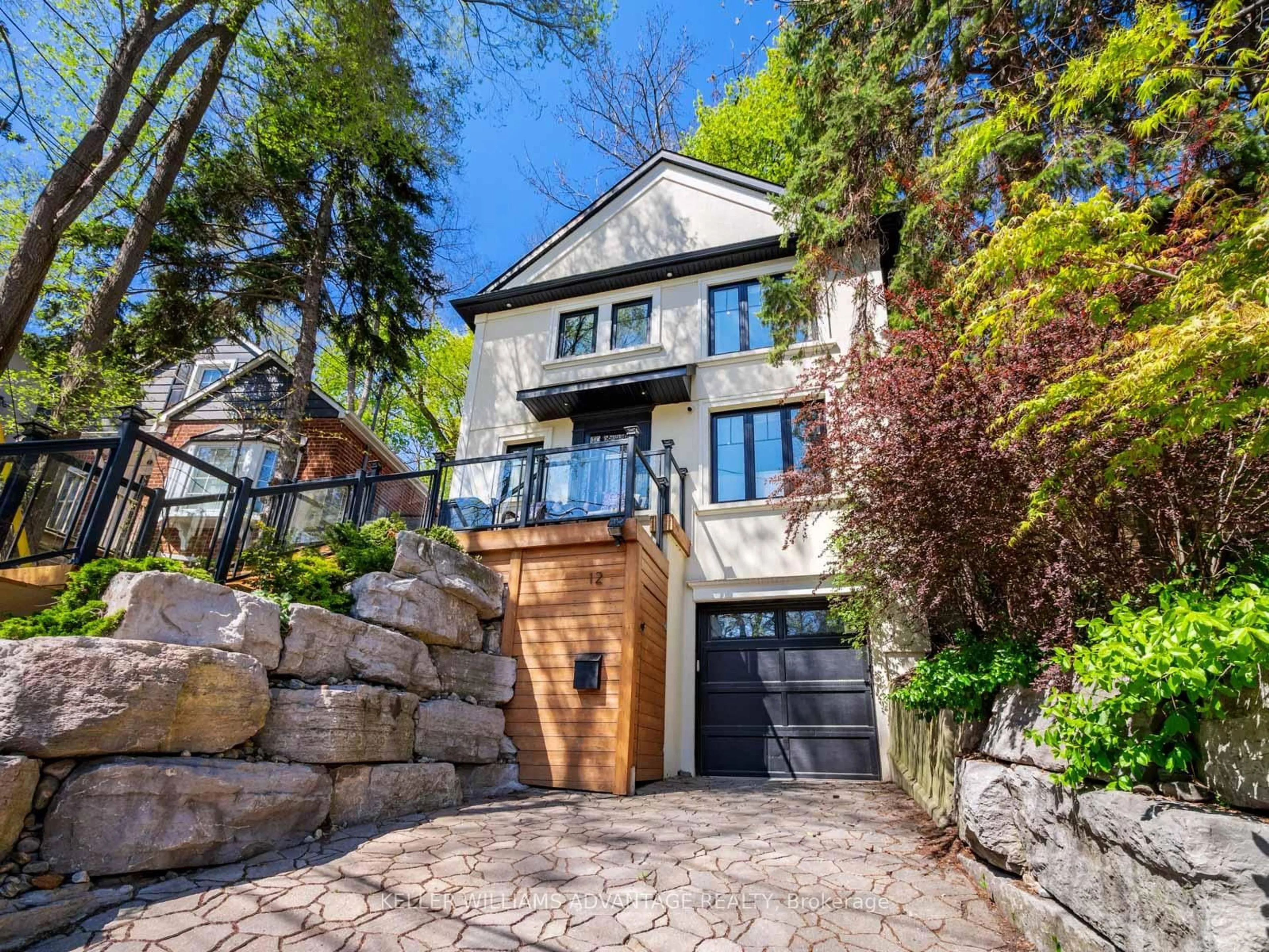 Home with brick exterior material, street for 12 Glen Davis Cres, Toronto Ontario M4E 1X5