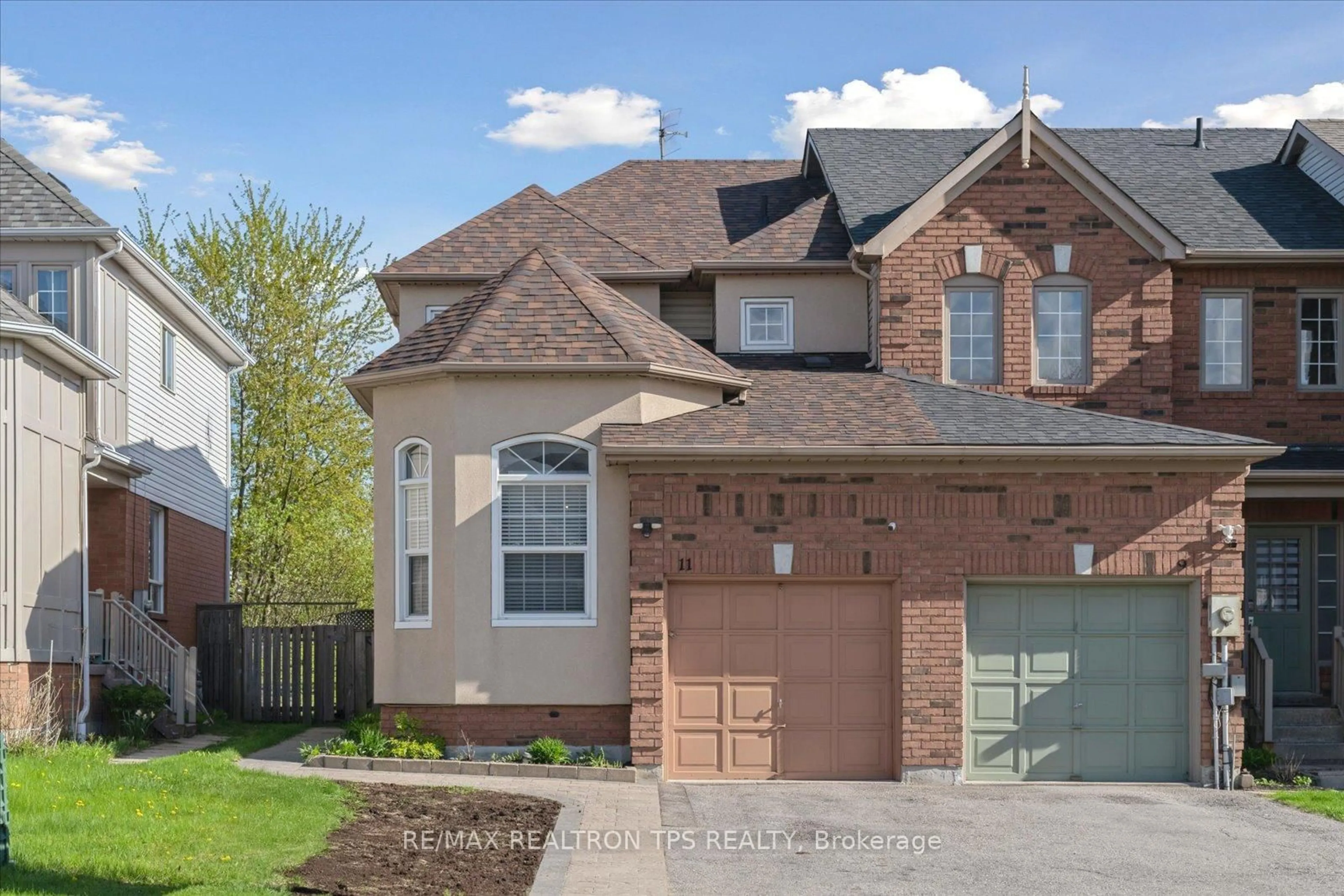 Home with brick exterior material, street for 11 Jays Dr, Whitby Ontario L1R 2P5