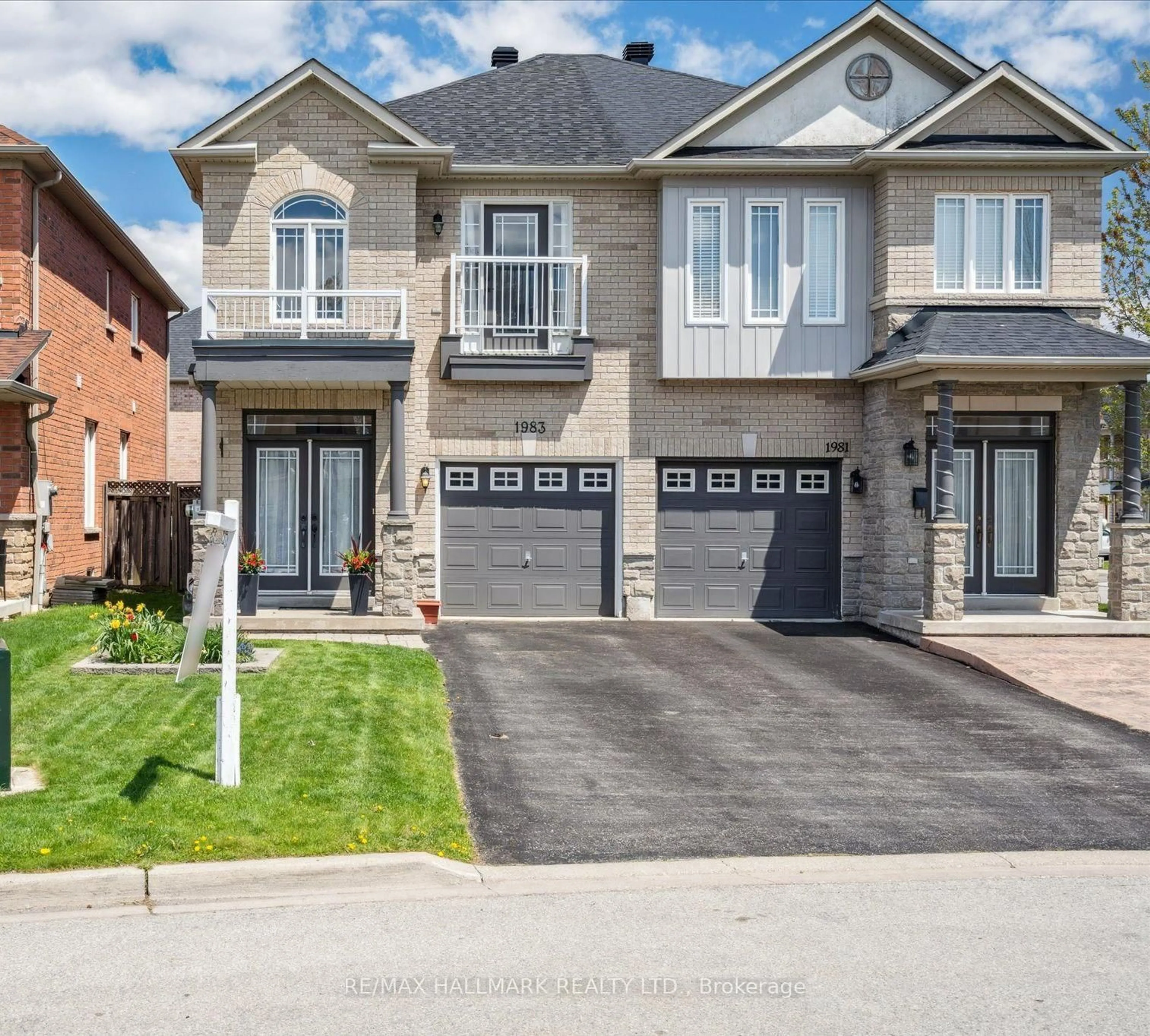 Home with brick exterior material, street for 1983 Calvington Dr, Pickering Ontario L1V 7J3