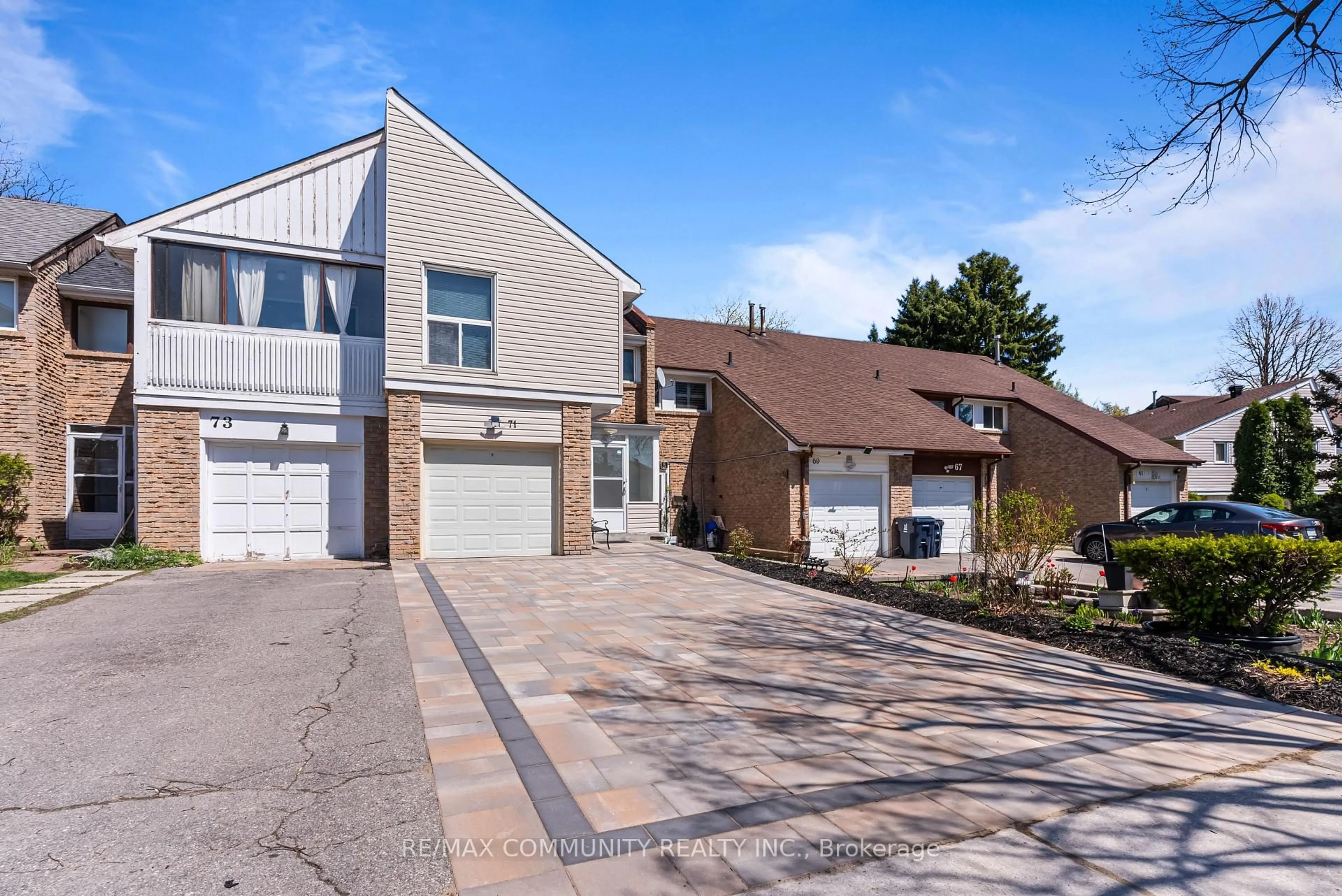 Home with brick exterior material, street for 71 Buckhurst Cres, Toronto Ontario M1S 4C3