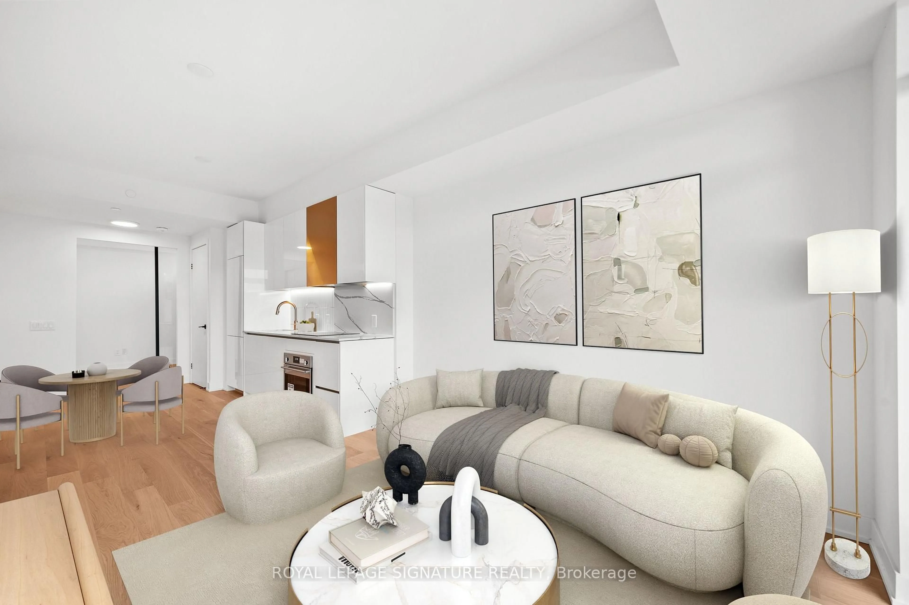 Living room with furniture, unknown for 1285 Queen St #402, Toronto Ontario M4L 1C2
