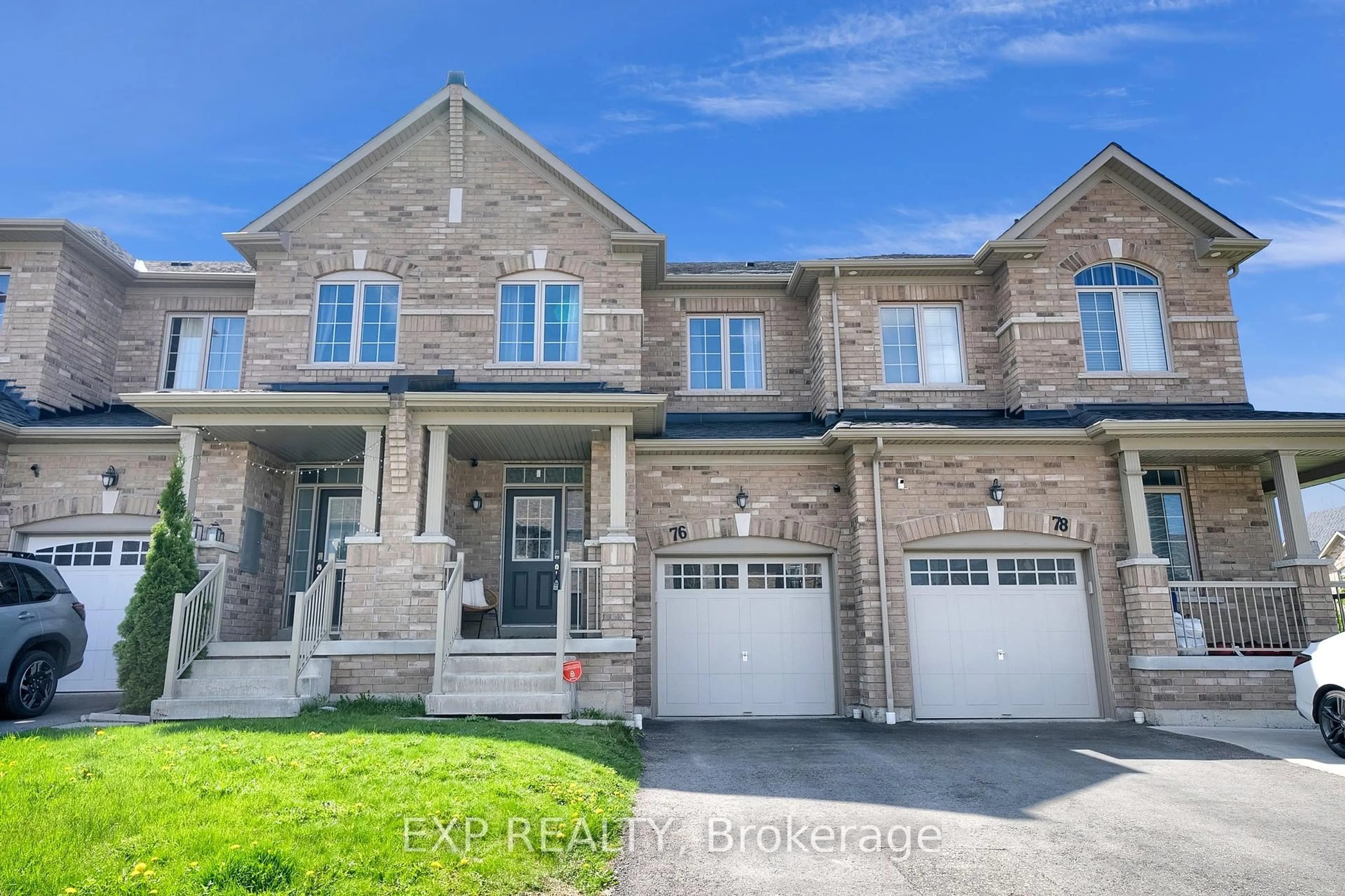 Home with brick exterior material, street for 76 Rimrock Cres, Whitby Ontario L1N 0E5