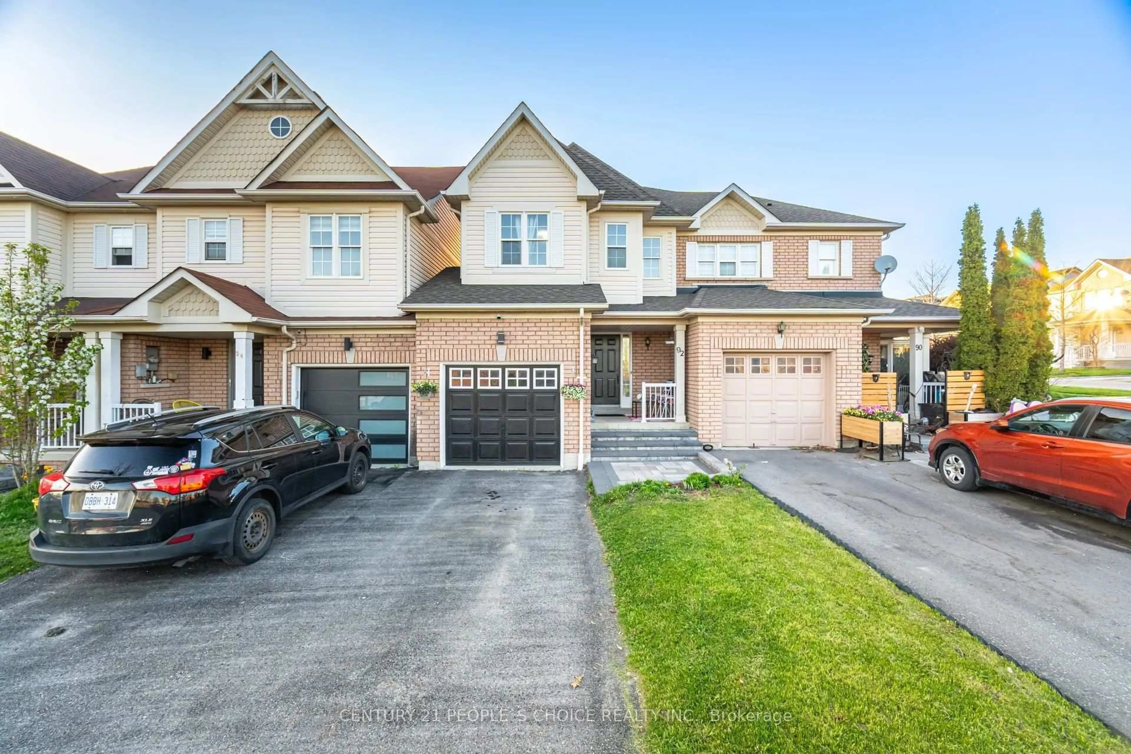 Home with brick exterior material, street for 92 Kirkland Pl, Whitby Ontario L1P 1X1