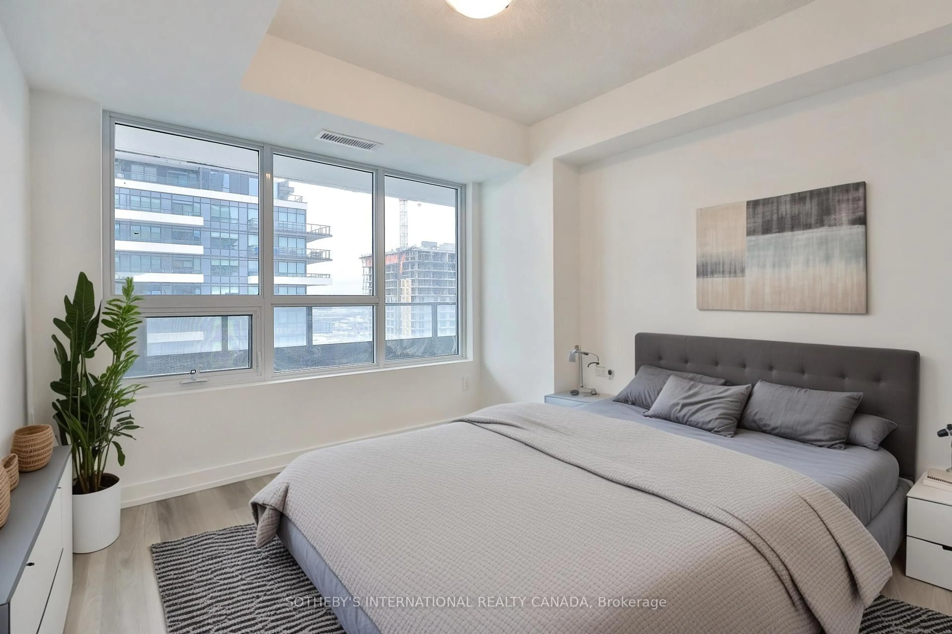 Bedroom with bed, unknown for 1435 Celebration Dr #2305, Pickering Ontario L1W 0C4