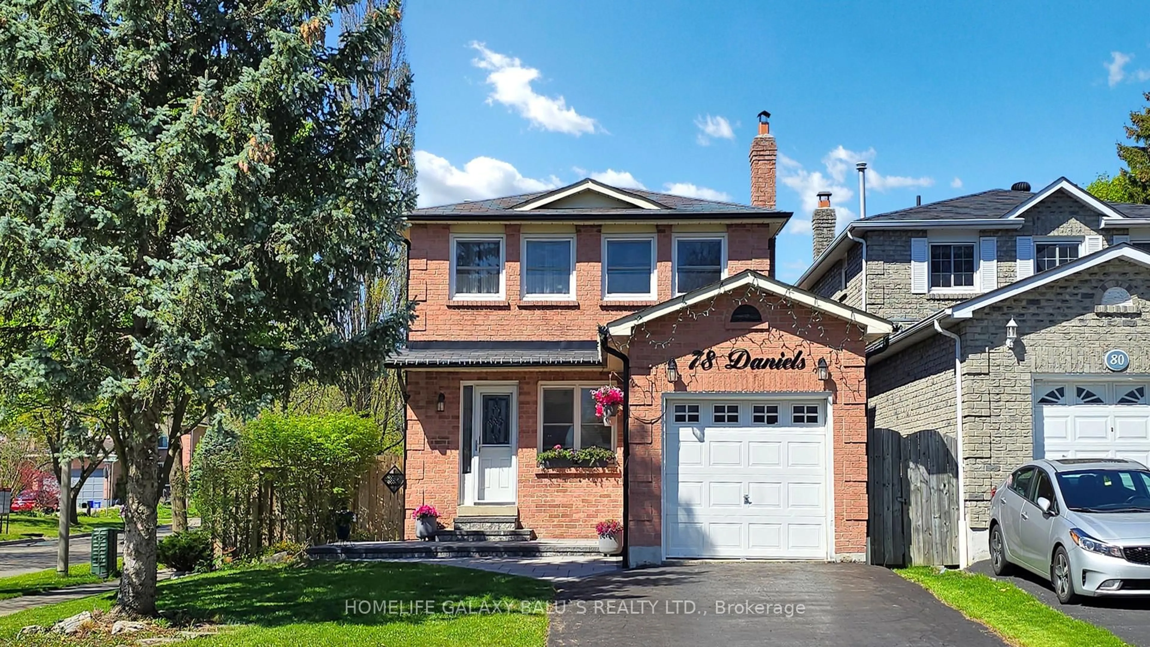 Home with brick exterior material, street for 78 Daniels Cres, Ajax Ontario L1T 1Y6