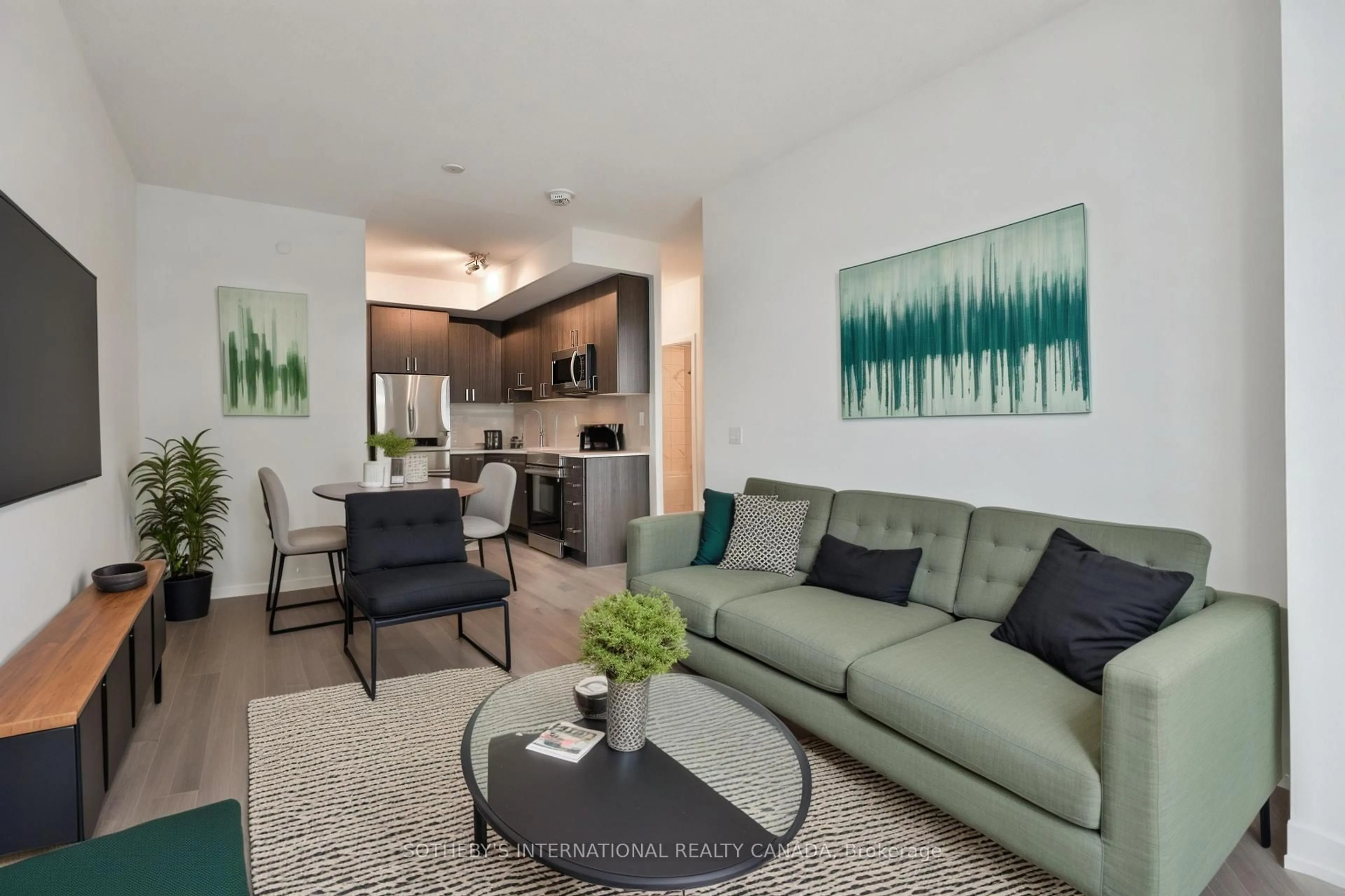 Living room with furniture, unknown for 1435 Celebration Dr #2405, Pickering Ontario L1W 0C4