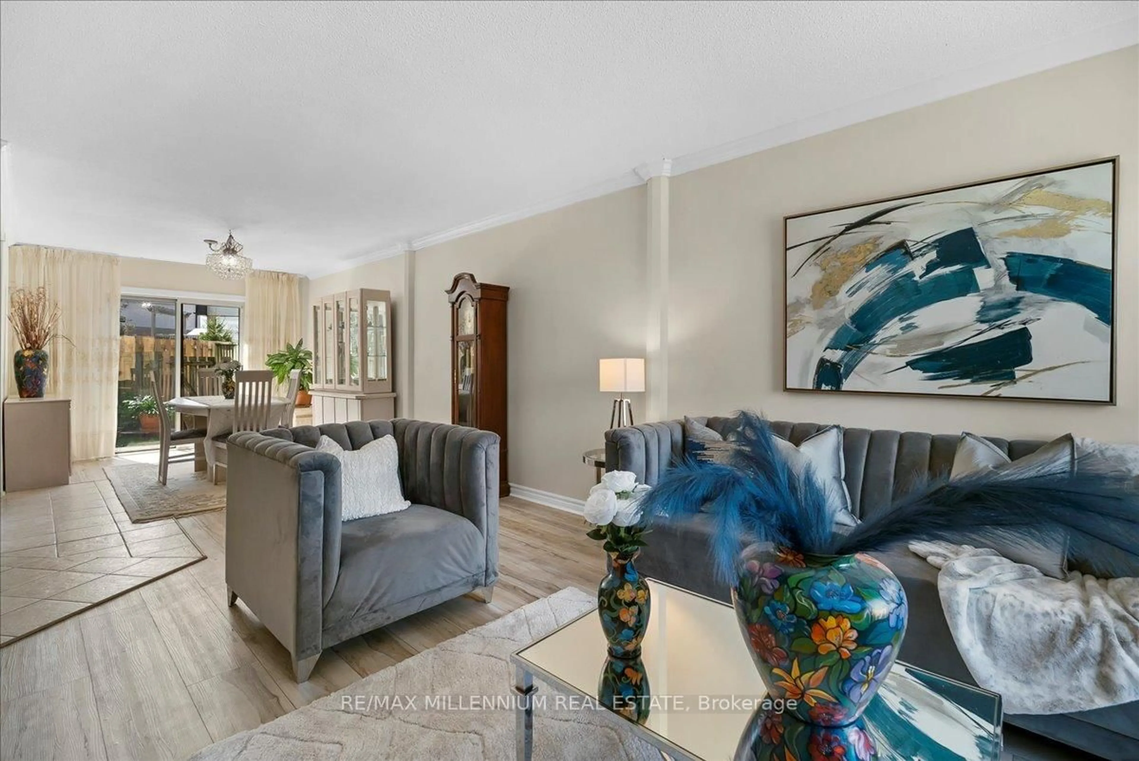Living room with furniture, unknown for 765 Oklahoma Dr #22, Pickering Ontario L1W 3C9