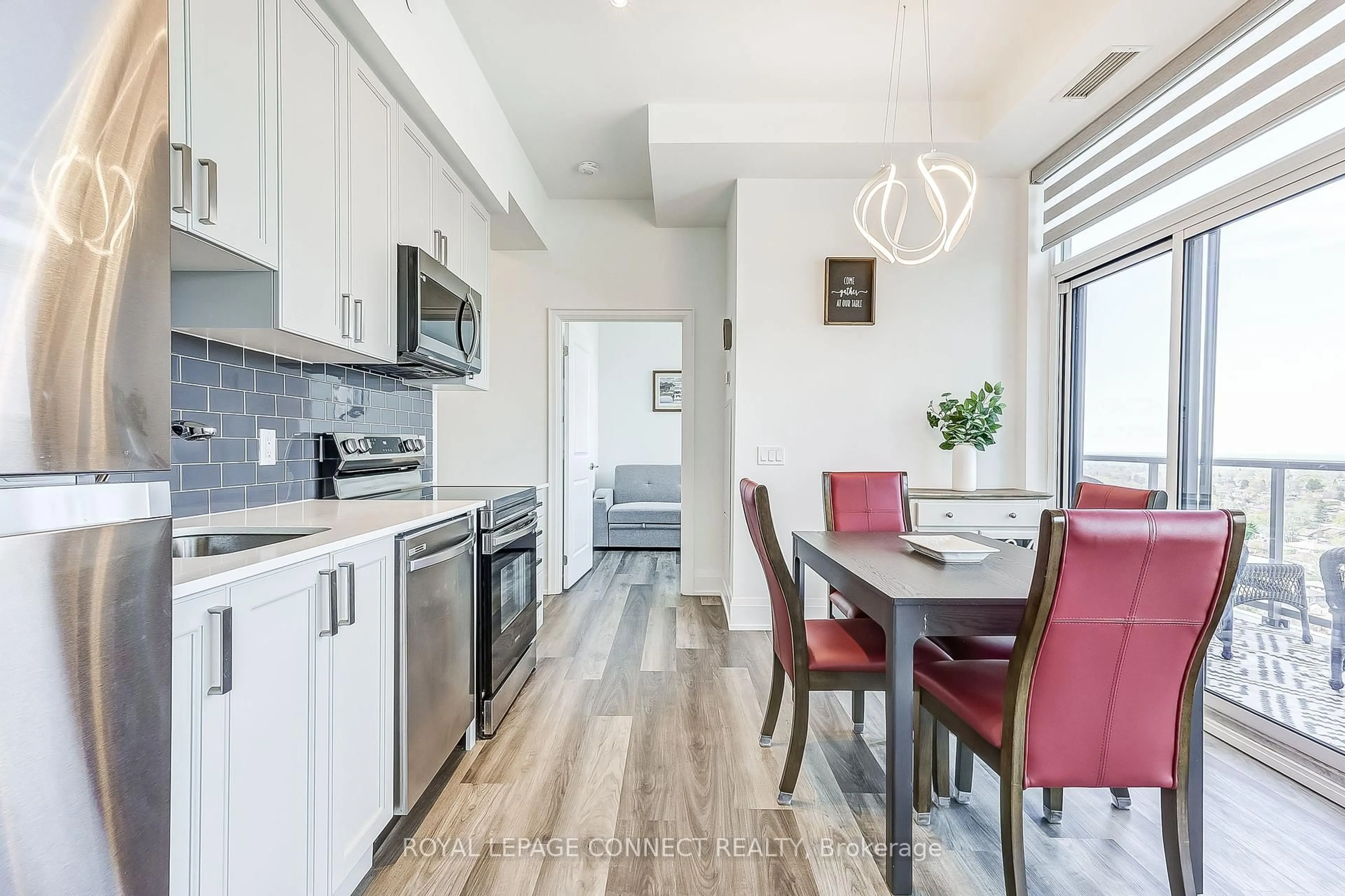 Open concept kitchen, unknown for 1480 Bayly St #1705, Pickering Ontario L1W 3R5