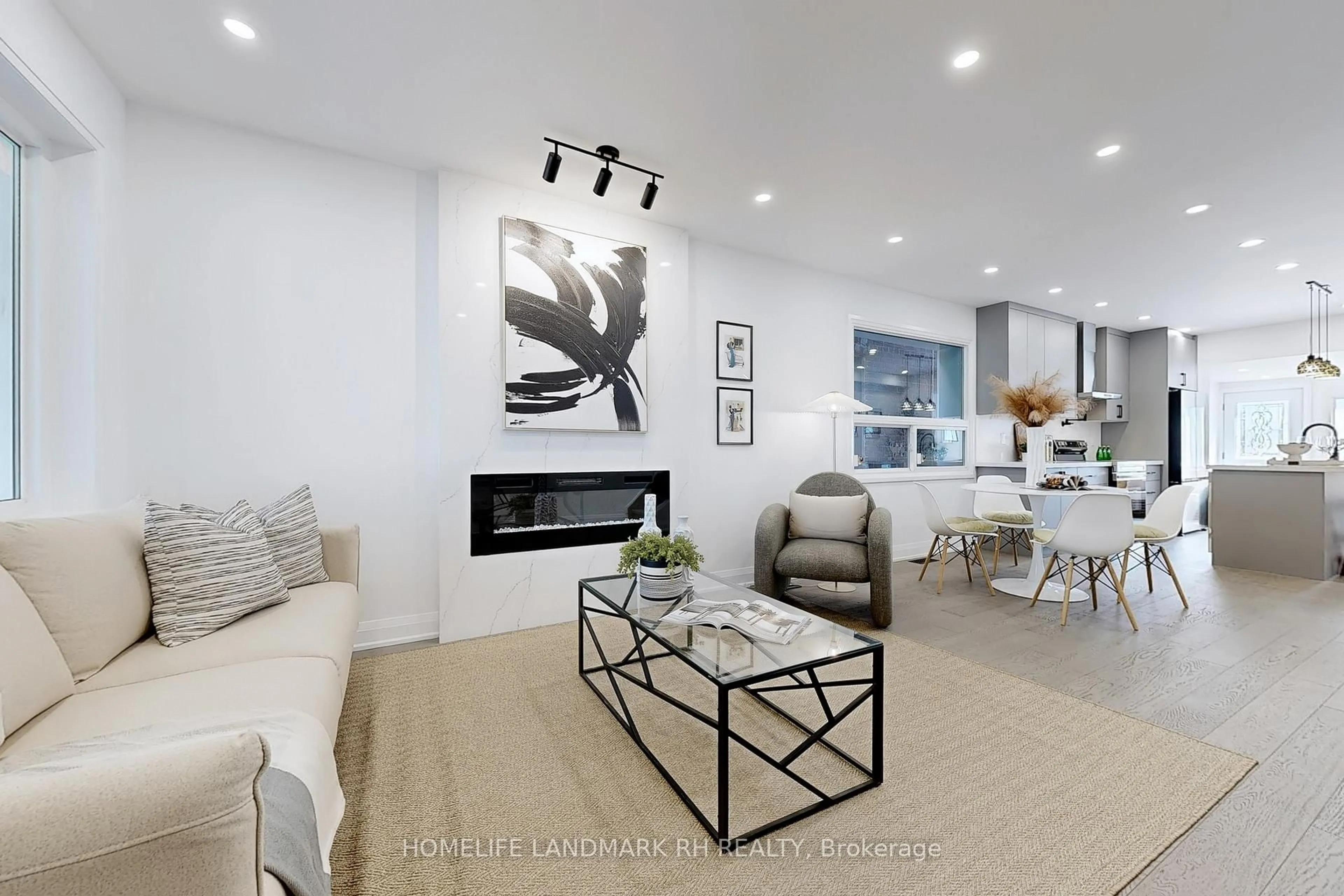 Living room with furniture, unknown for 3 Marigold Ave, Toronto Ontario M4M 3B1