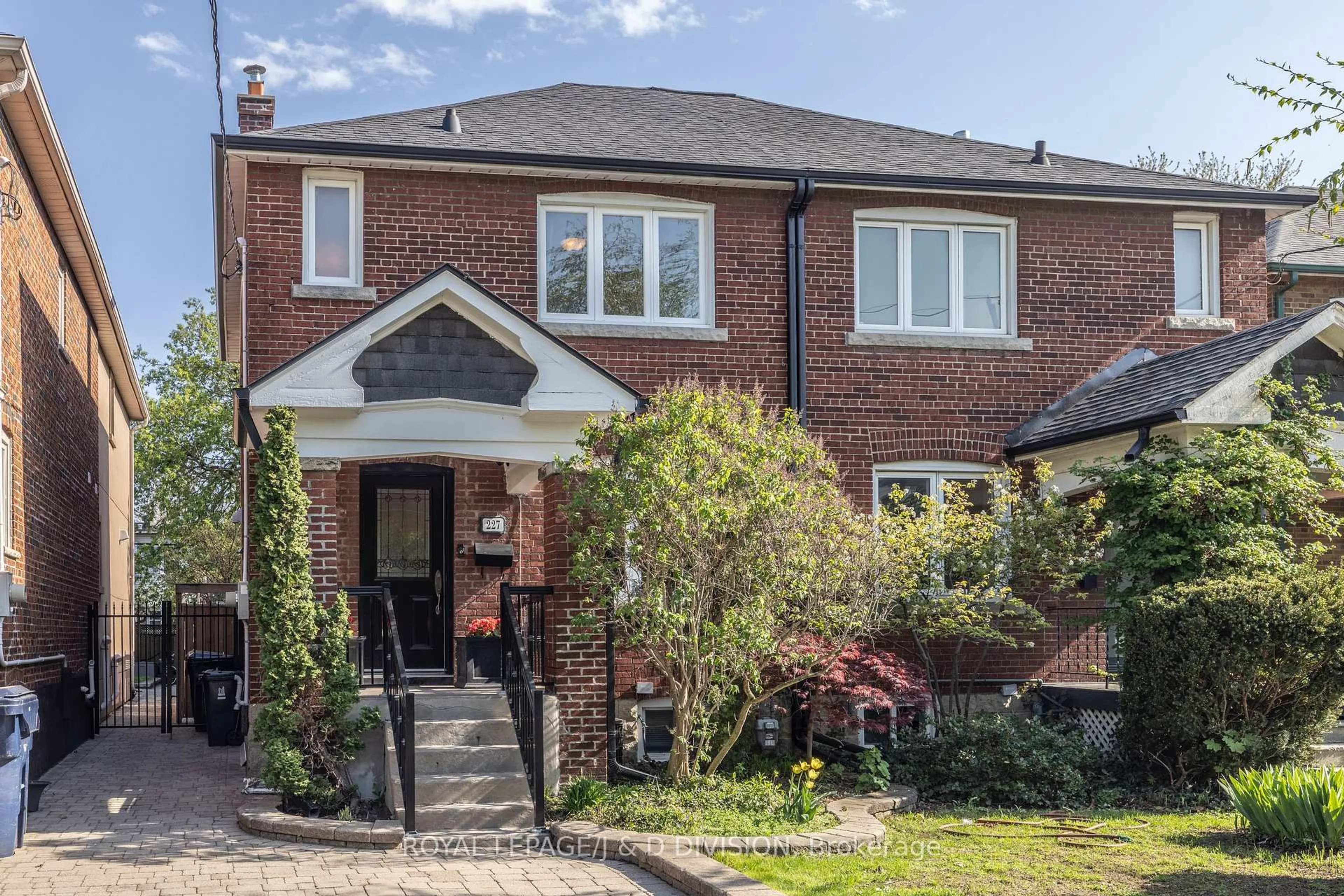 Home with brick exterior material, street for 227 Westwood Ave, Toronto Ontario M4J 2H3