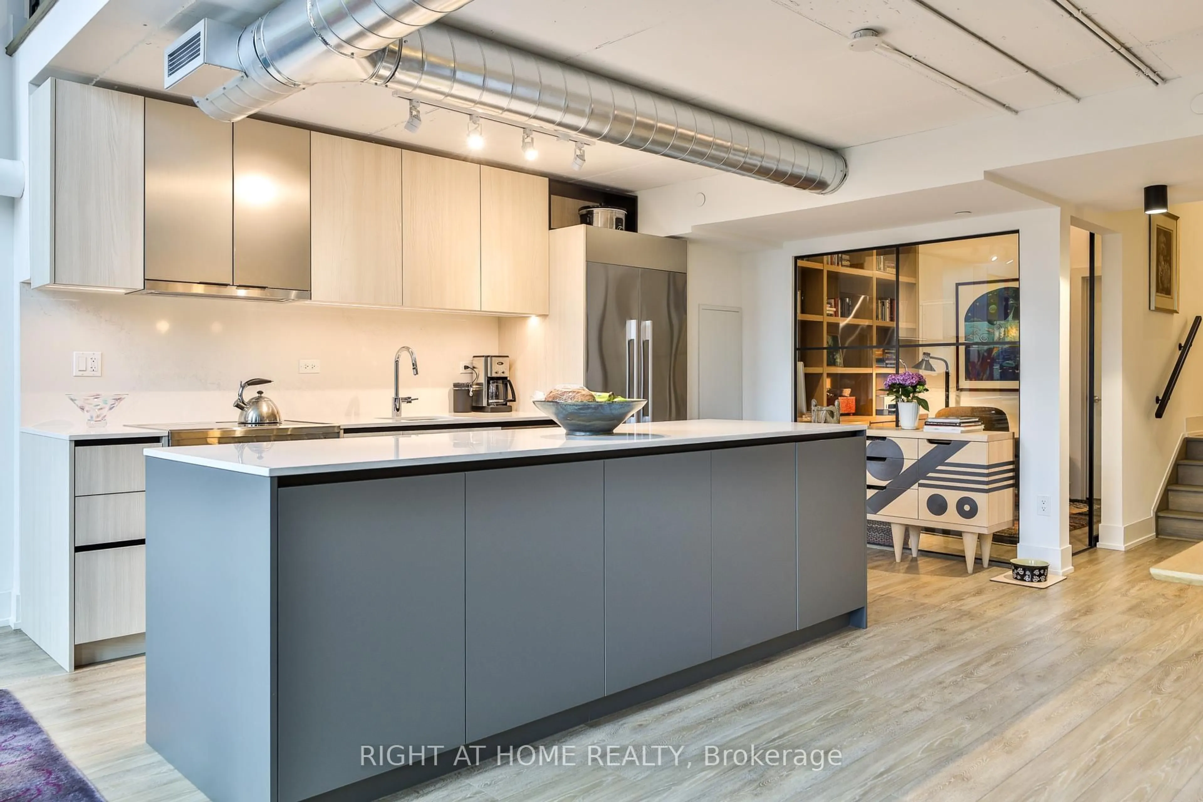 Open concept kitchen, unknown for 150 Logan Ave #409, Toronto Ontario M4M 0E4
