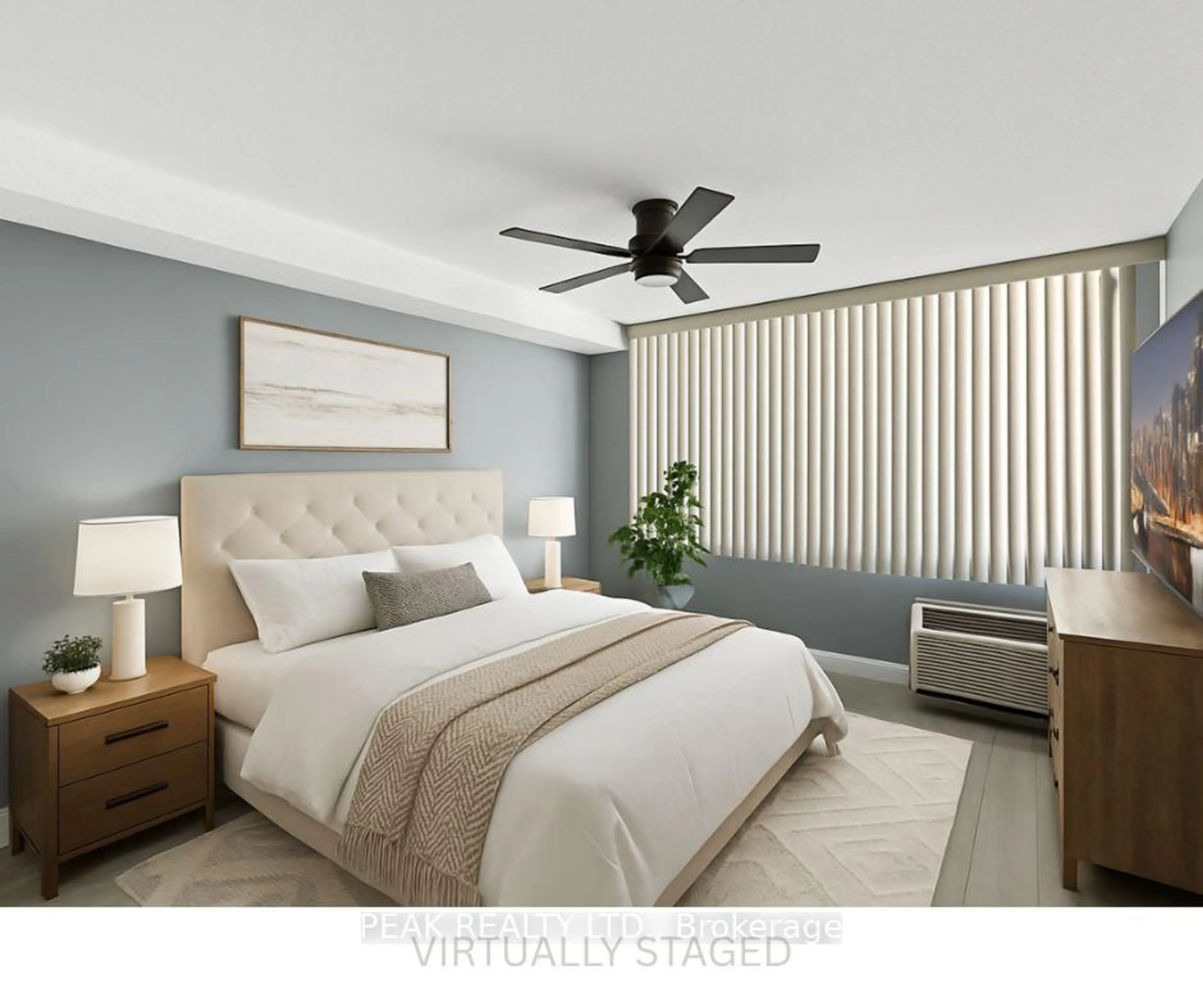 Bedroom with bed, unknown for 50 Richmond St #629, Oshawa Ontario L1G 7C7