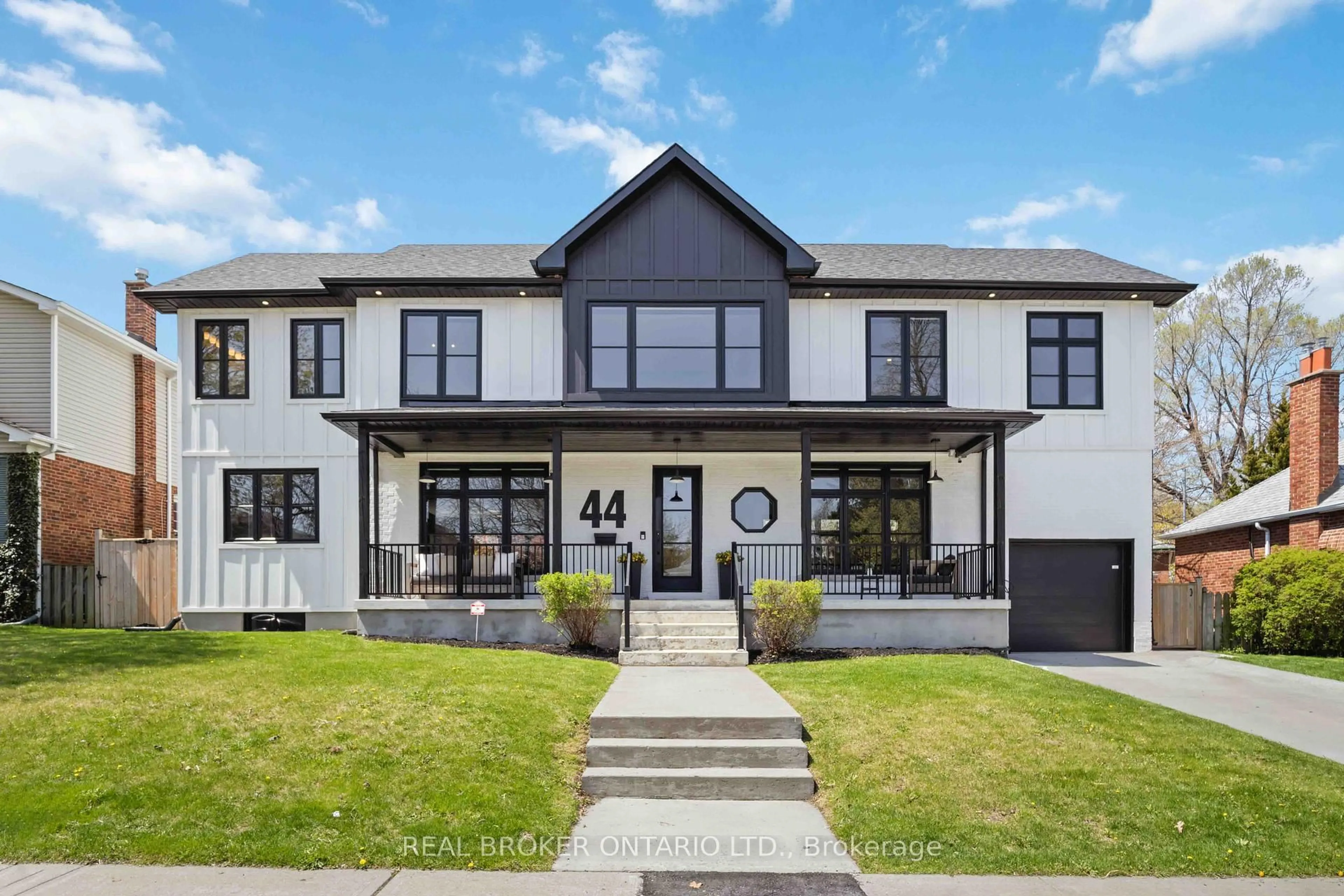 Home with brick exterior material, street for 44 Hunt Club Dr, Toronto Ontario M1N 2X1