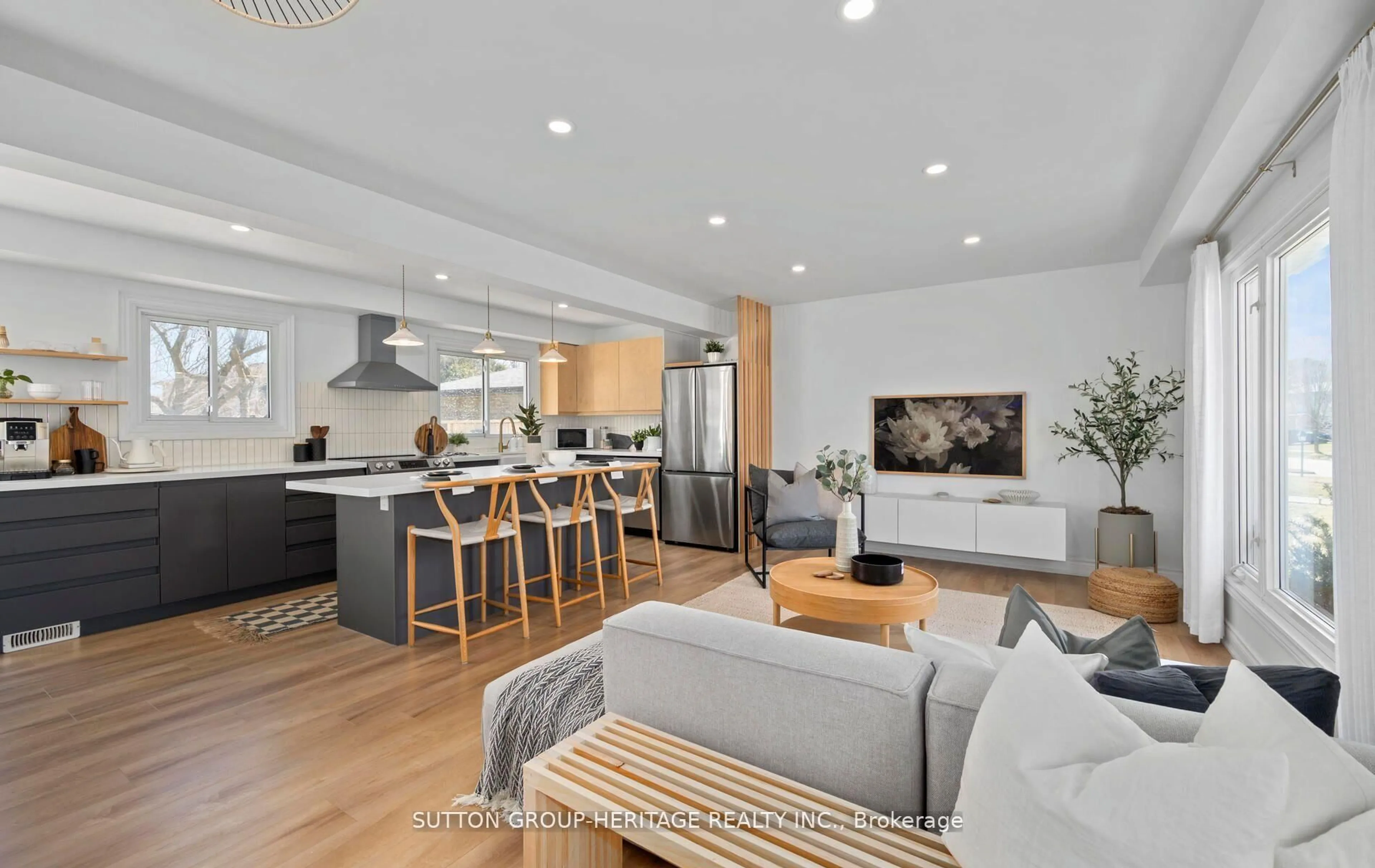 Open concept kitchen, unknown for 23 Agate Rd, Ajax Ontario L1S 3J7