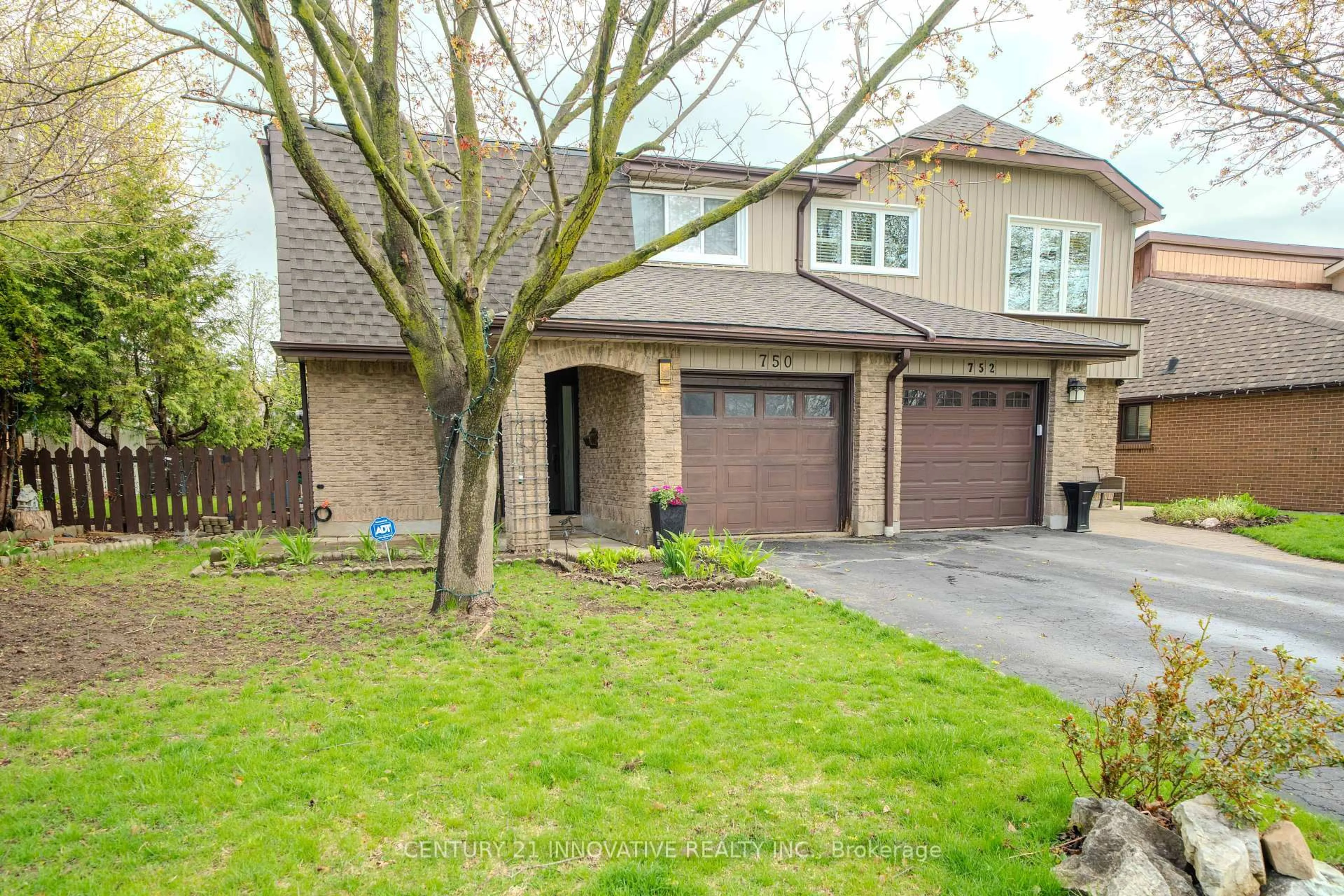 Home with brick exterior material, street for 750 Edgewood Rd, Pickering Ontario L1V 2Z8
