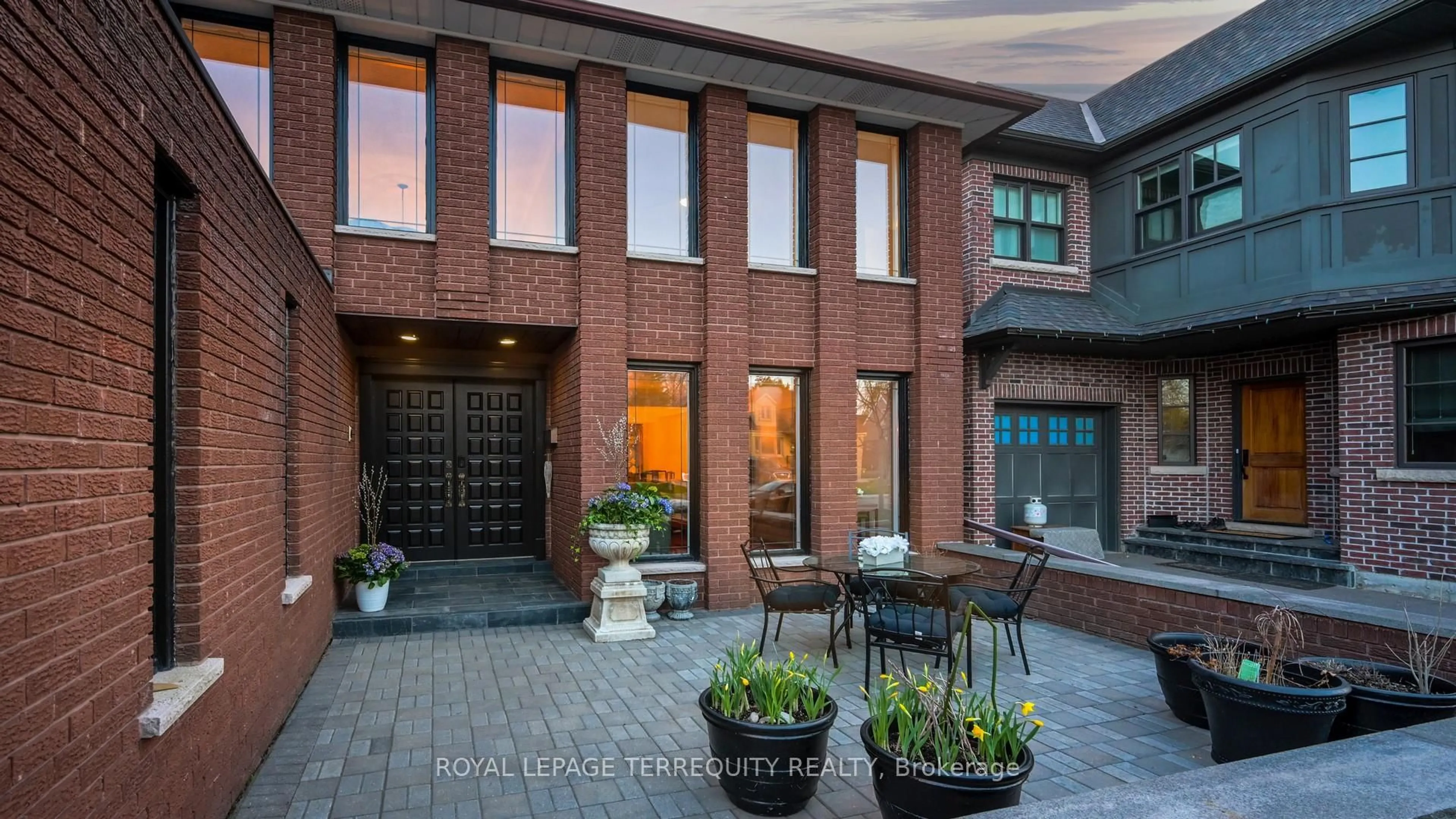 Home with brick exterior material, street for 8 Ashall Blvd, Toronto Ontario M4B 3C1