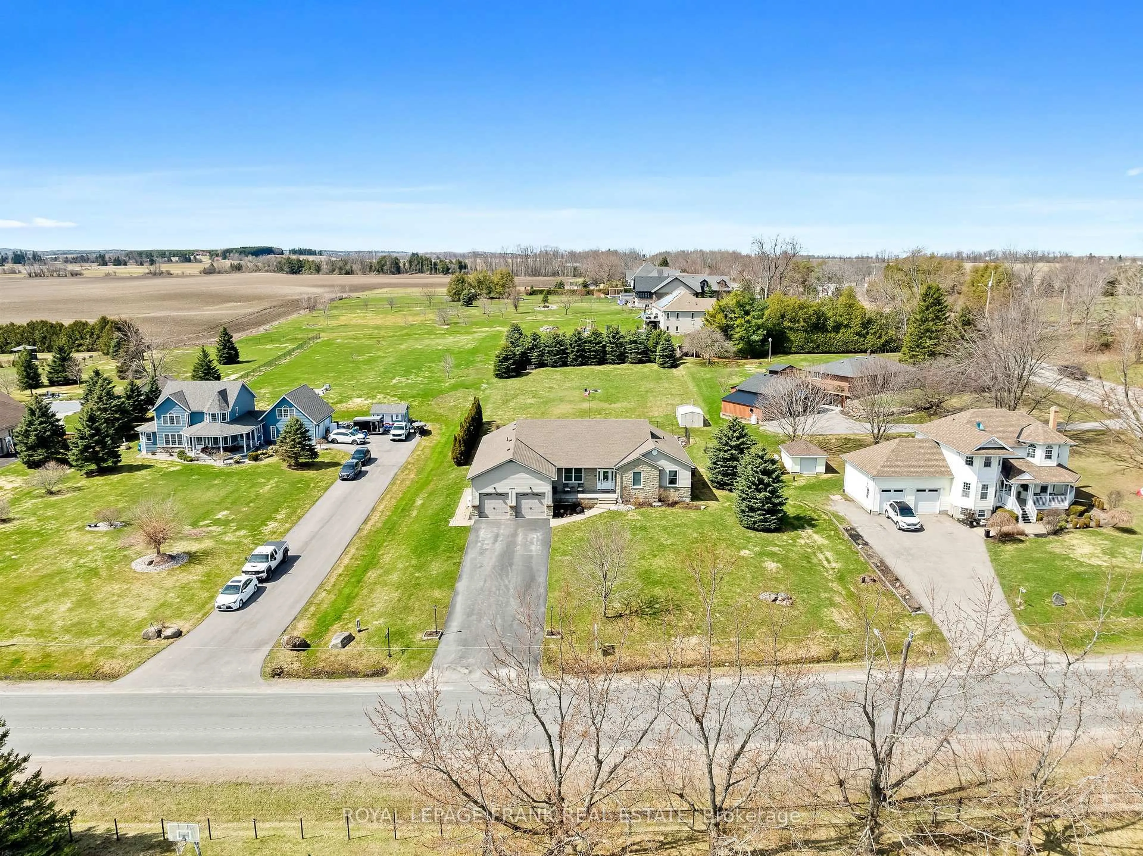 A pic from outside/outdoor area/front of a property/back of a property/a pic from drone, unknown for 15970 Marsh Hill Rd, Scugog Ontario L9L 1Y9