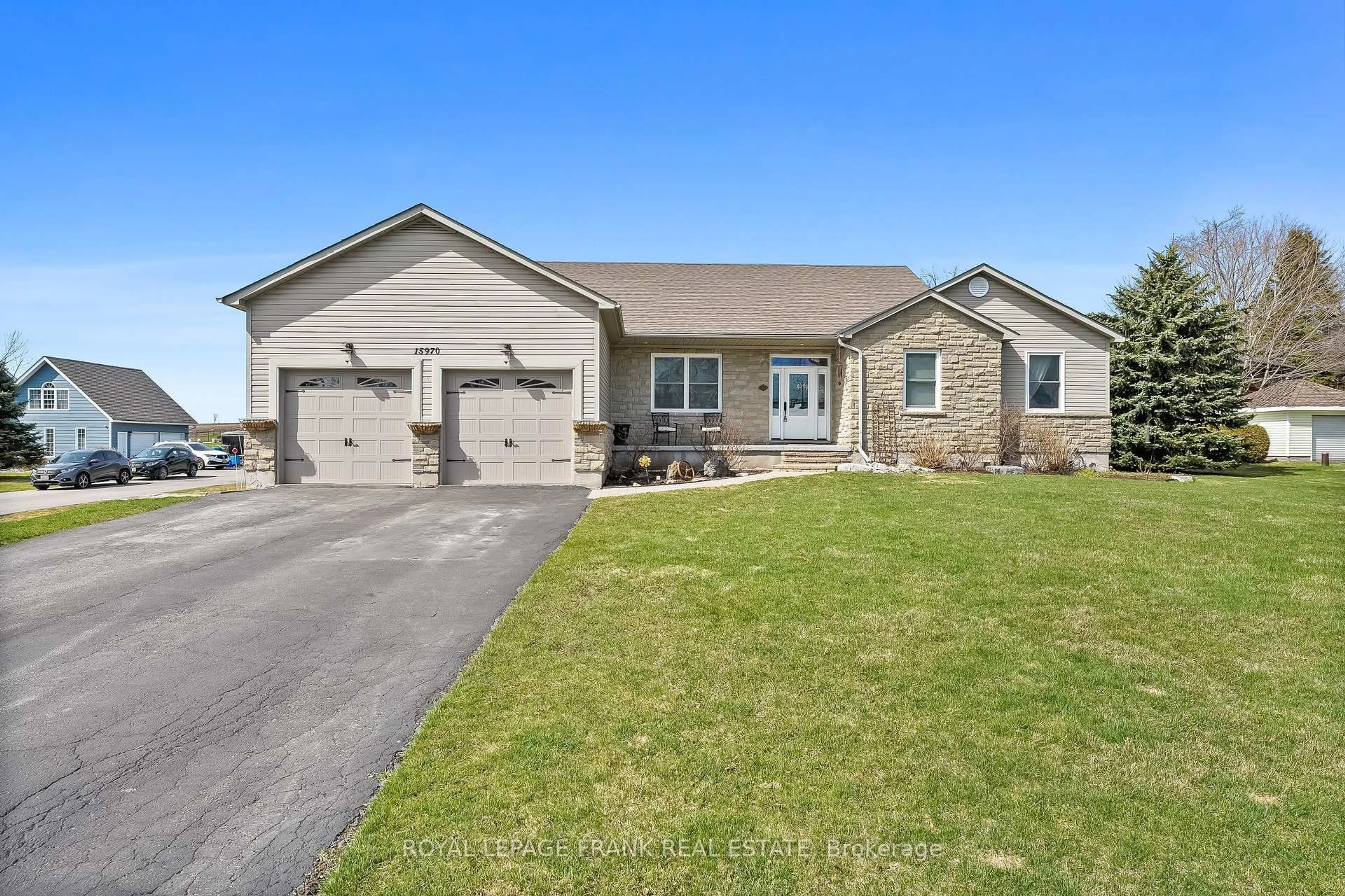 Home with vinyl exterior material, street for 15970 Marsh Hill Rd, Scugog Ontario L9L 1Y9