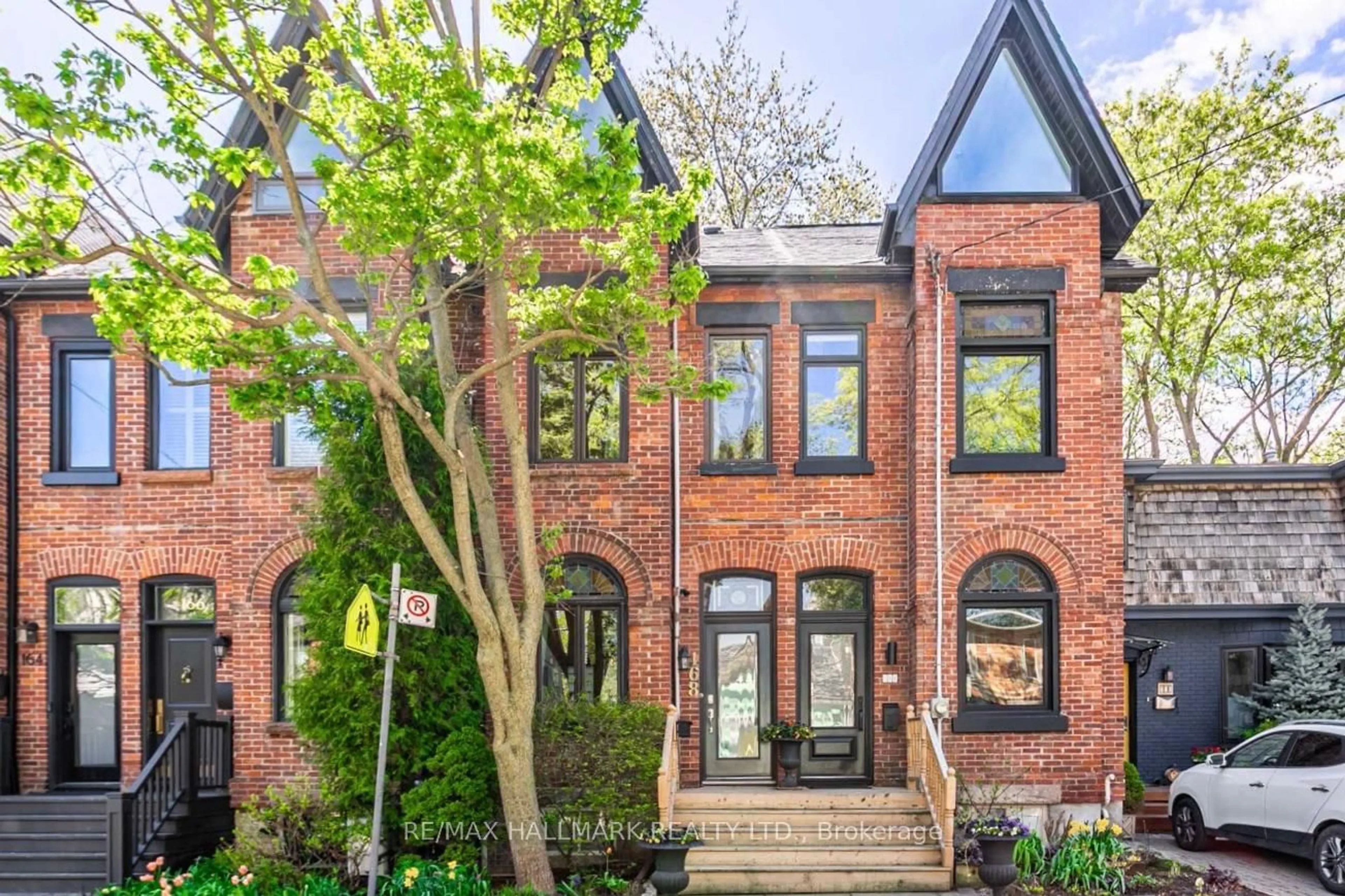 Home with brick exterior material, street for 168 Boulton Ave, Toronto Ontario M4M 2J9