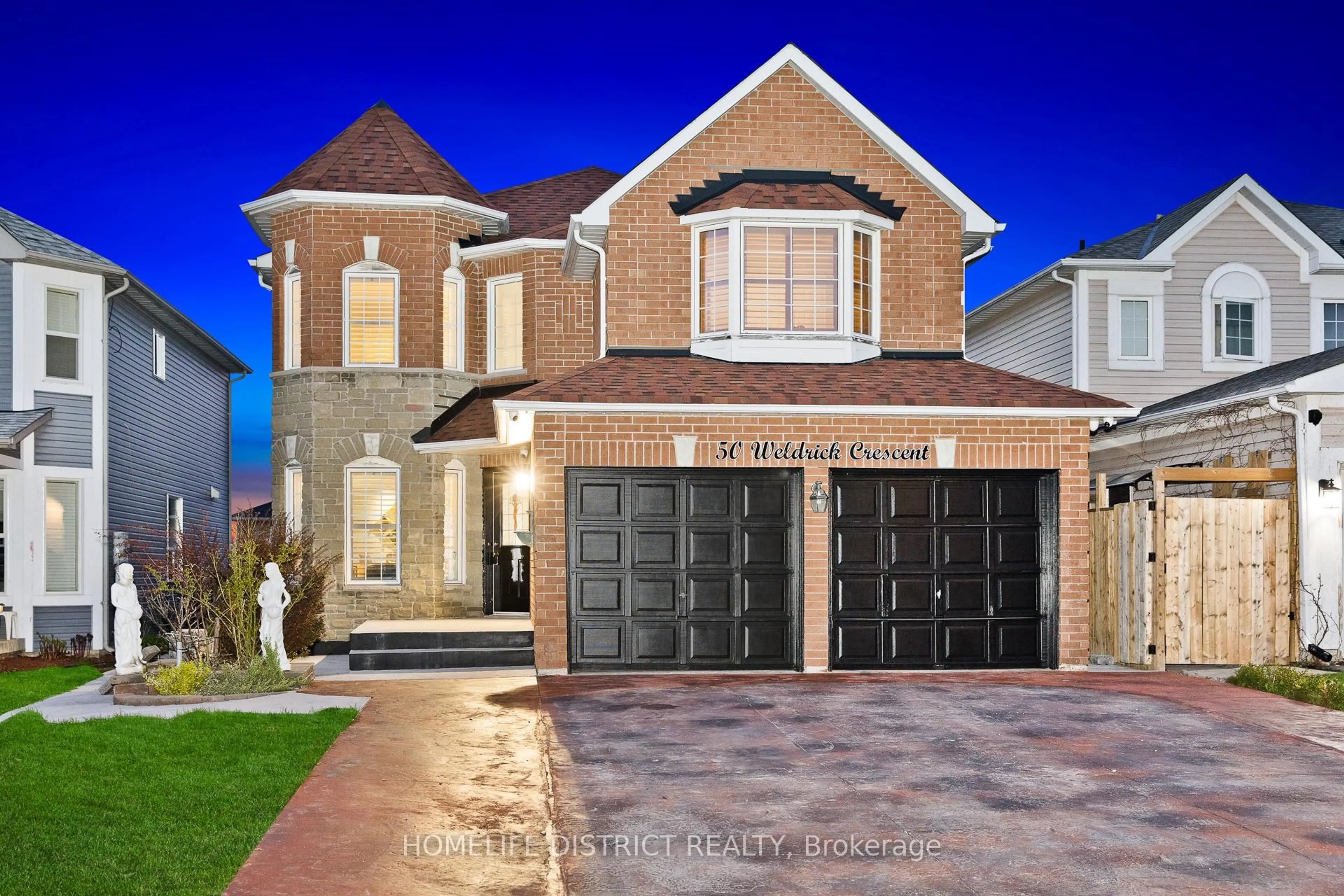 Home with brick exterior material, street for 50 Weldrick Cres, Clarington Ontario L1C 5E7