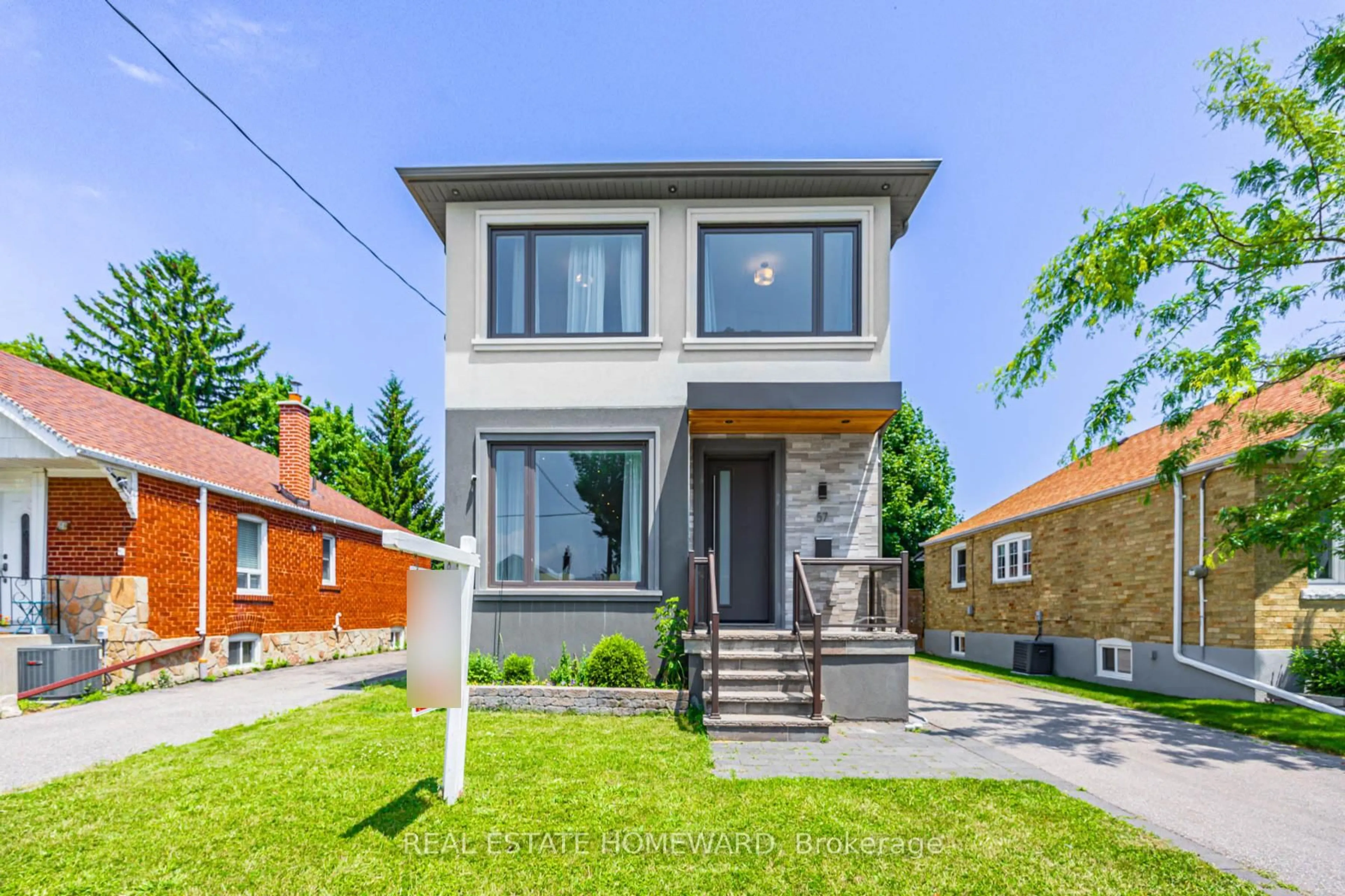 Home with brick exterior material, street for 57 Marsh Rd, Toronto Ontario M1K 1Z1