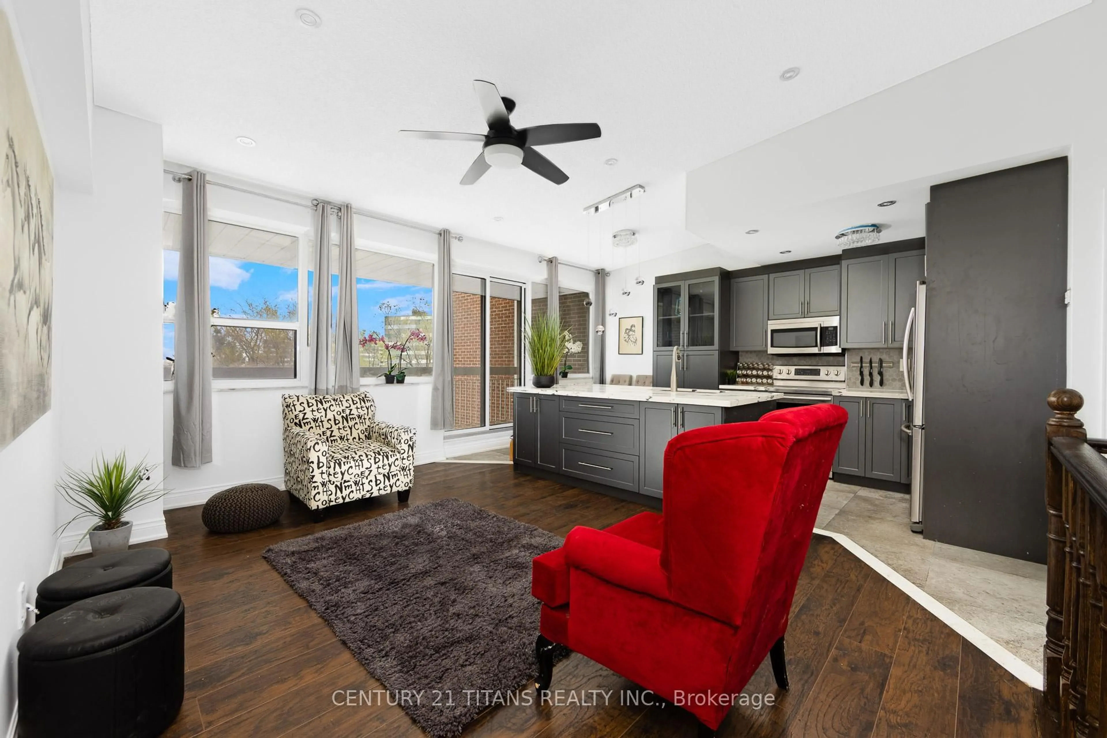 Open concept kitchen, unknown for 4064 Lawrence Ave #501, Toronto Ontario M1E 4V6
