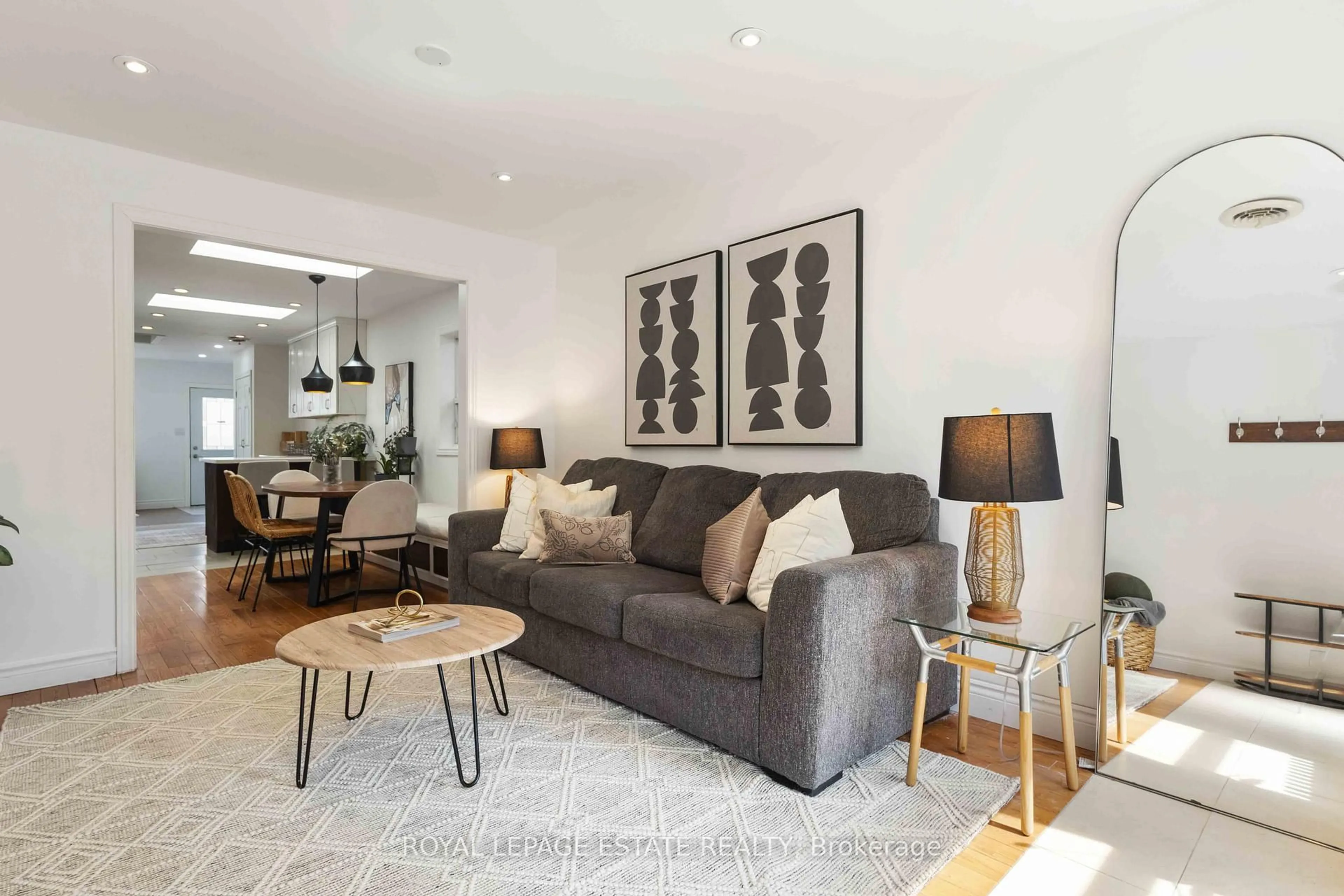 Living room with furniture, unknown for 185 Oak Park Ave, Toronto Ontario M4C 4N1