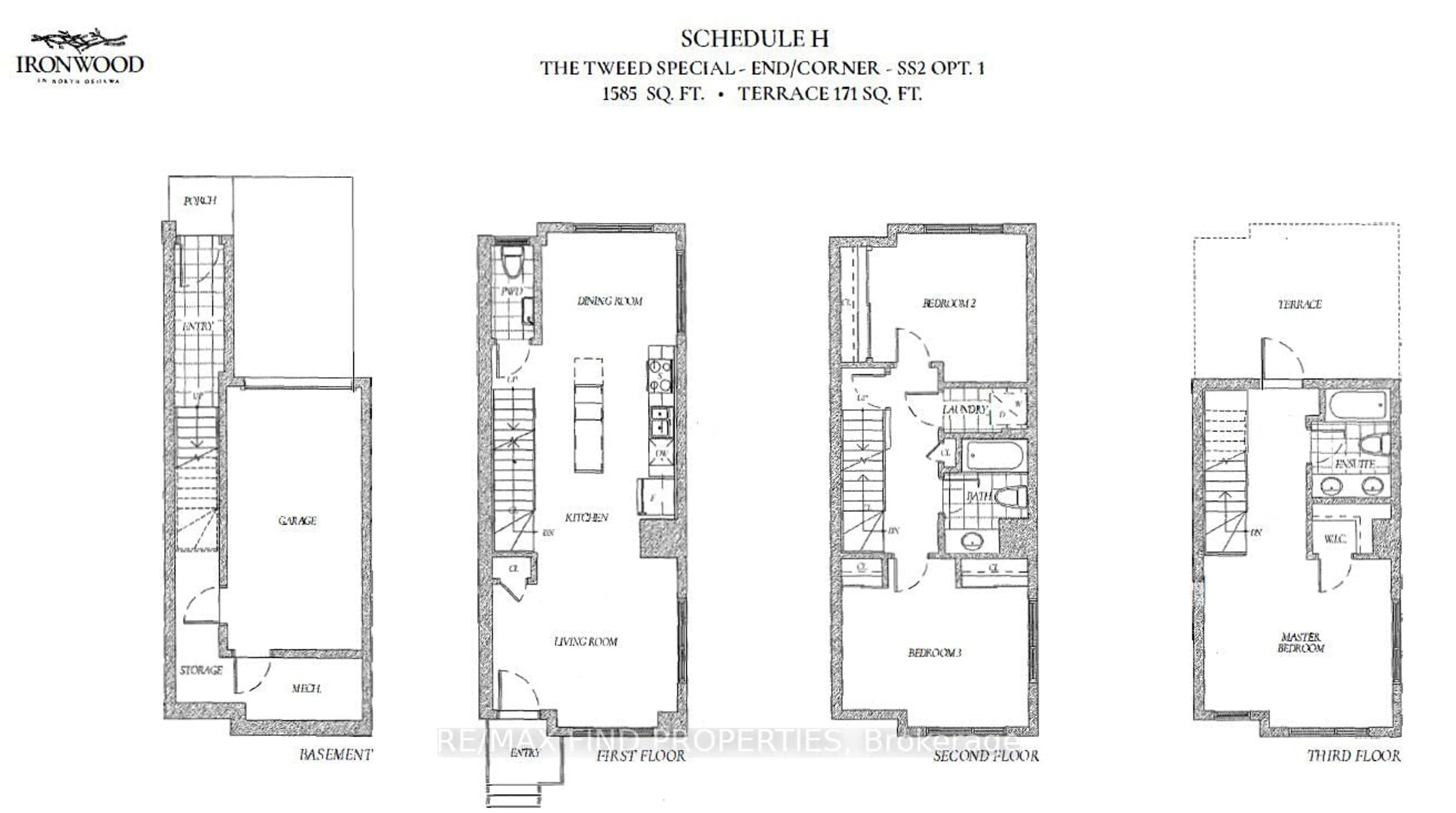 Floor plan for 1622 Pleasure Valley Path, Oshawa Ontario L1G 0E3