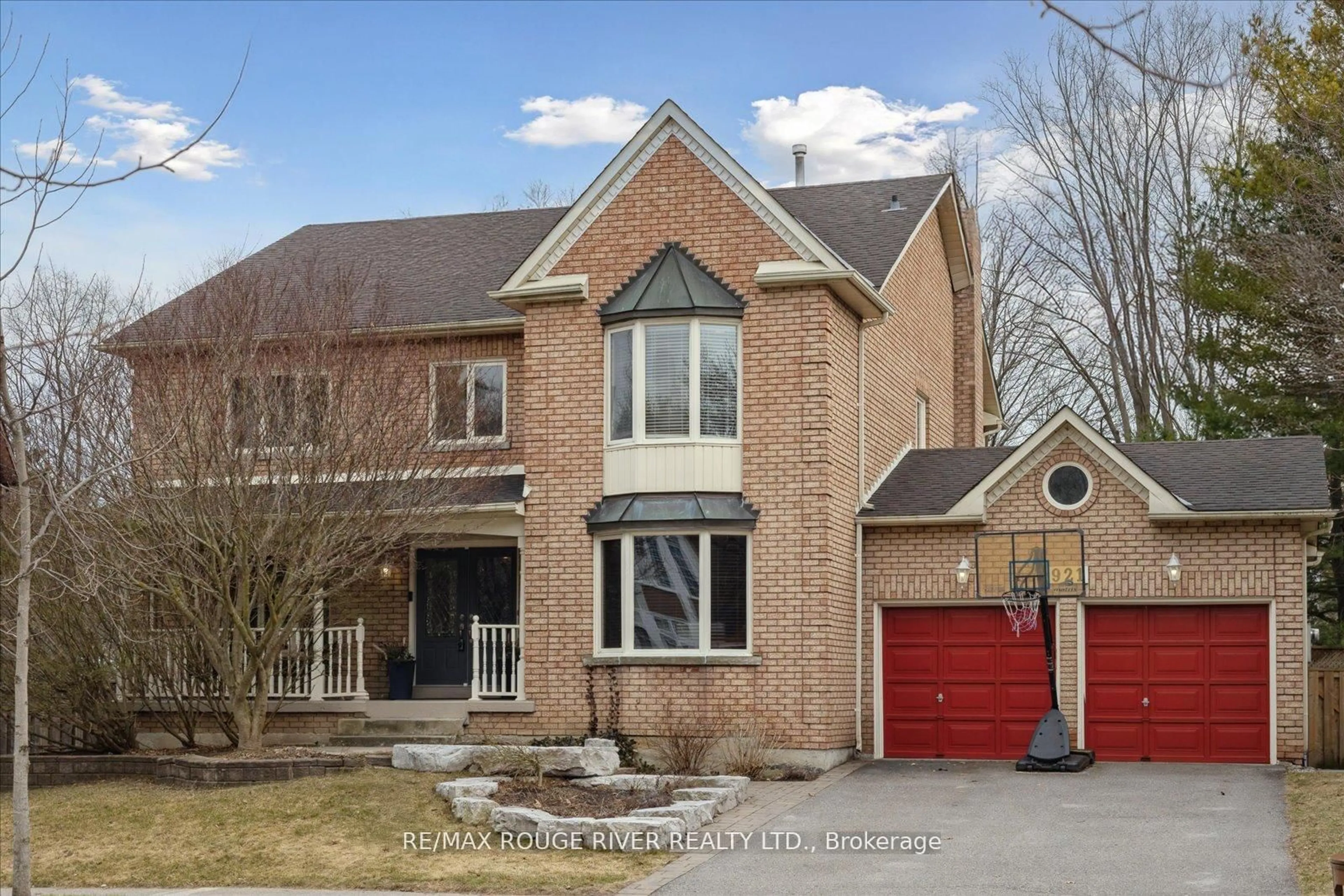 Home with brick exterior material, street for 921 Duncannon Dr, Pickering Ontario L1X 2M4