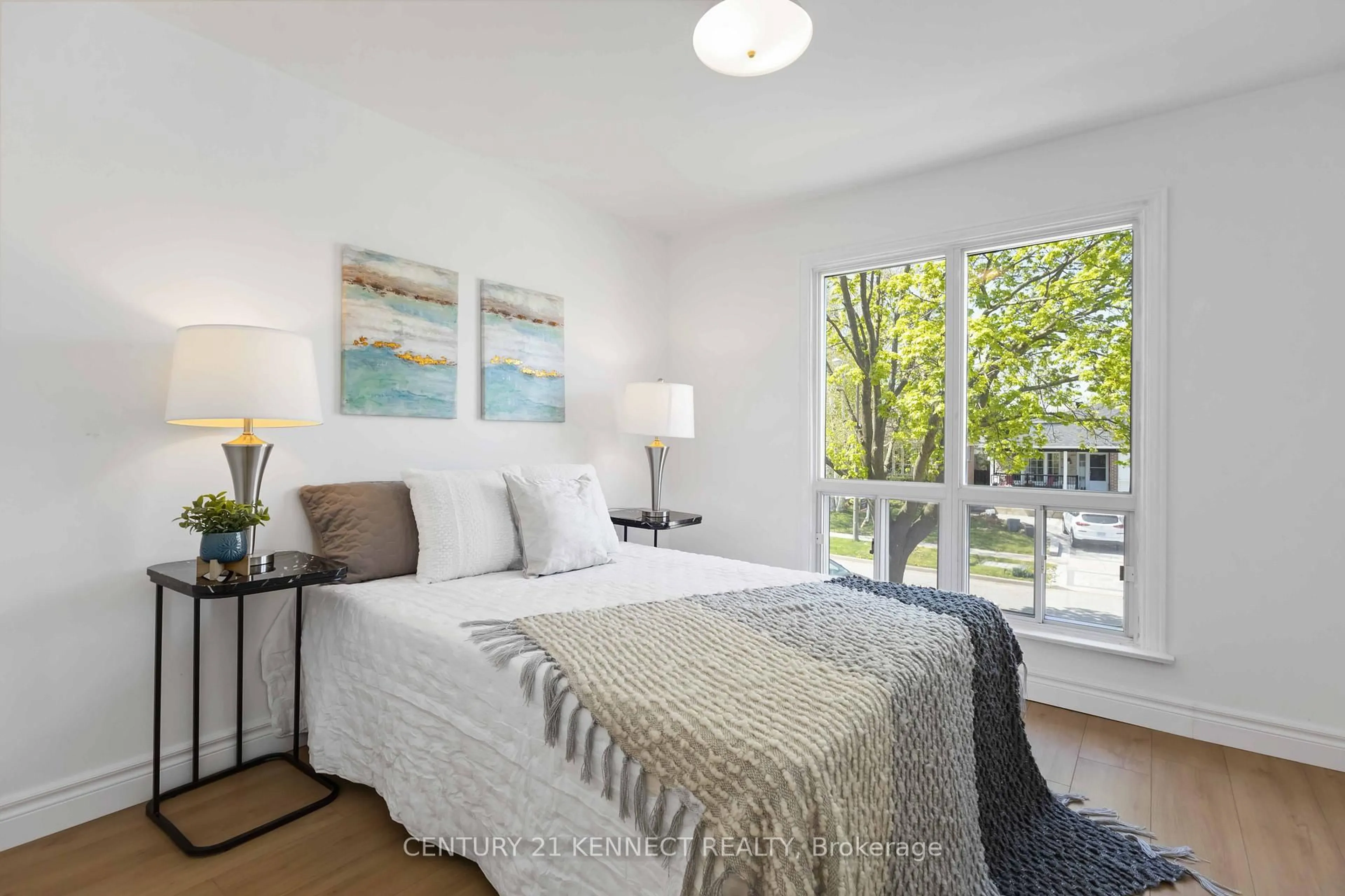 Bedroom with bed, unknown for 100 Briarscross Blvd, Toronto Ontario M1S 3K5