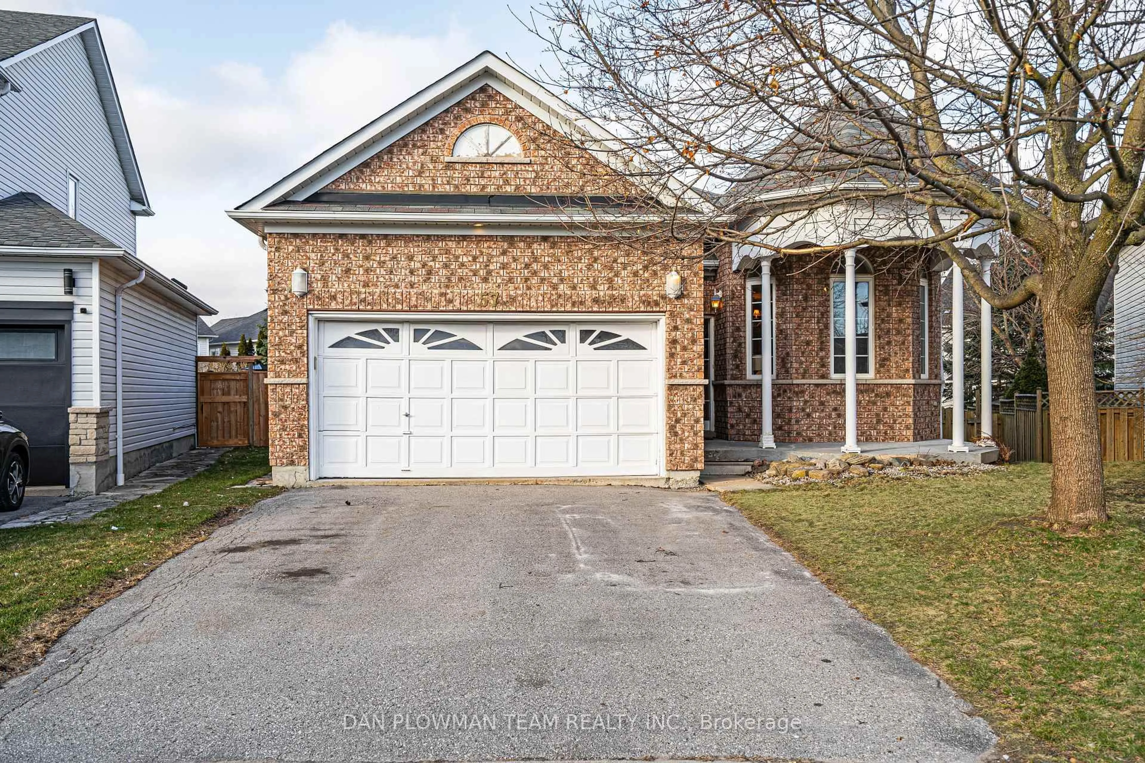 Home with brick exterior material, street for 57 Ault Cres, Whitby Ontario L1M 2G7