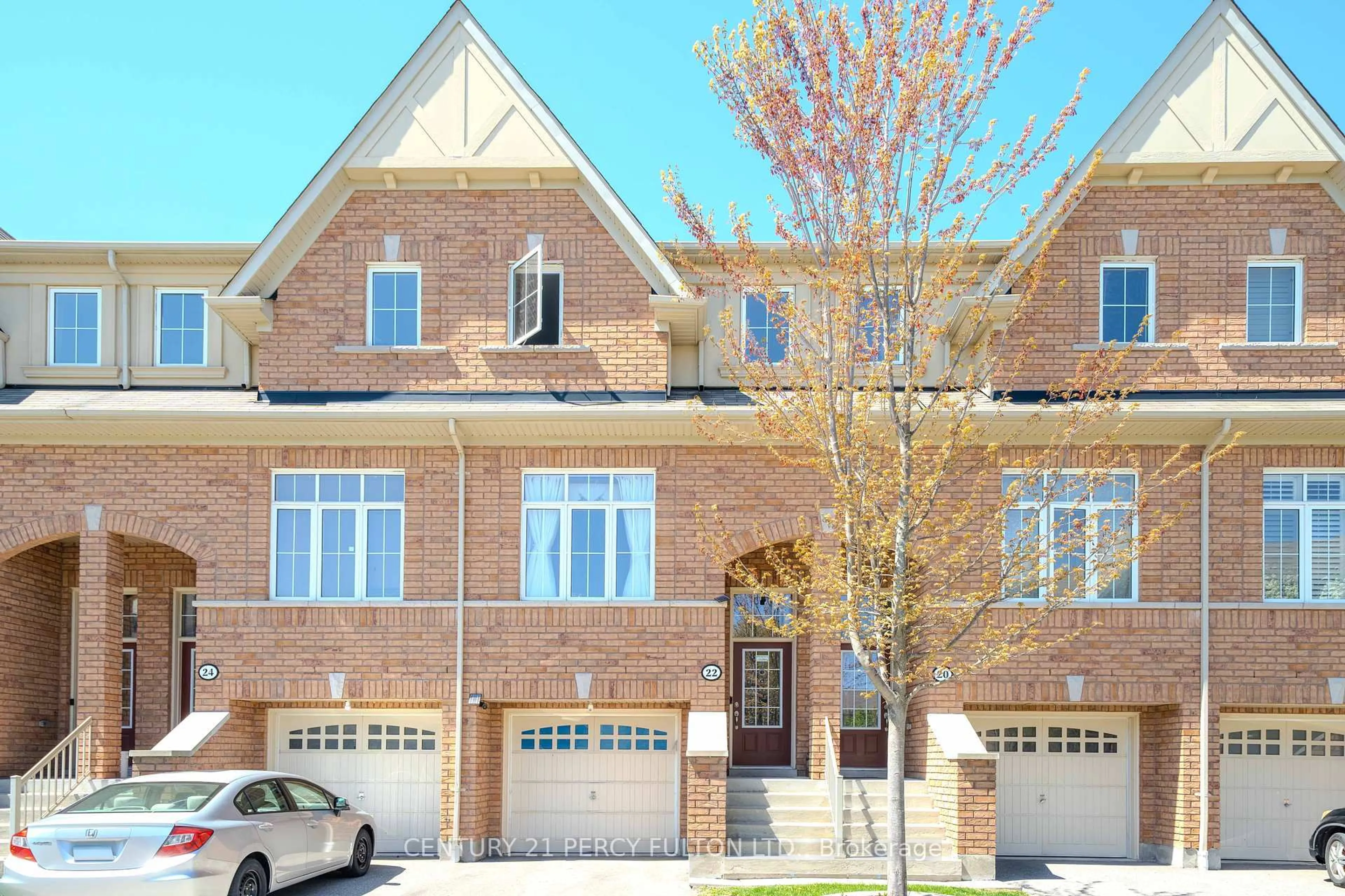 Home with brick exterior material, street for 22 Burtonbury Lane #11, Ajax Ontario L1Z 0C9