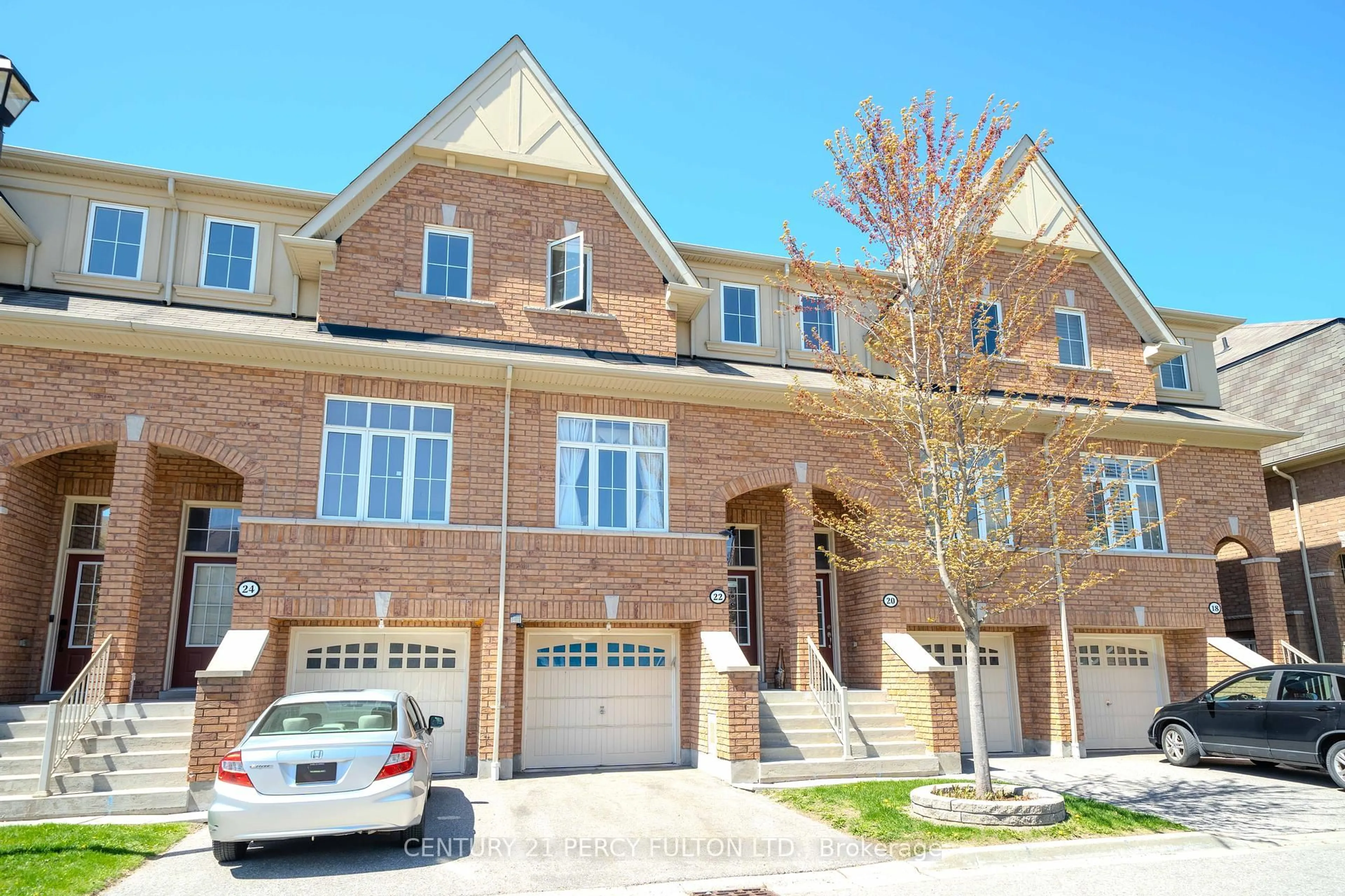 Home with brick exterior material, street for 22 Burtonbury Lane #11, Ajax Ontario L1Z 0C9