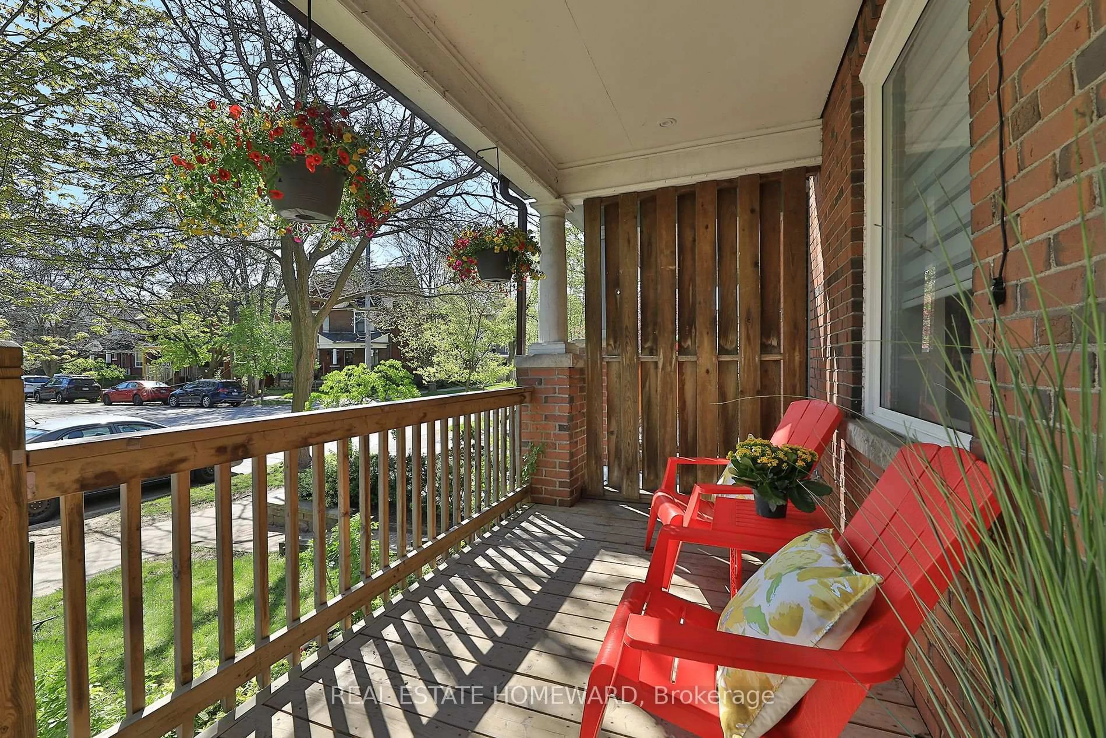 Patio, street for 38 & 40 Cedarvale Ave, Toronto Ontario M4C 4J4