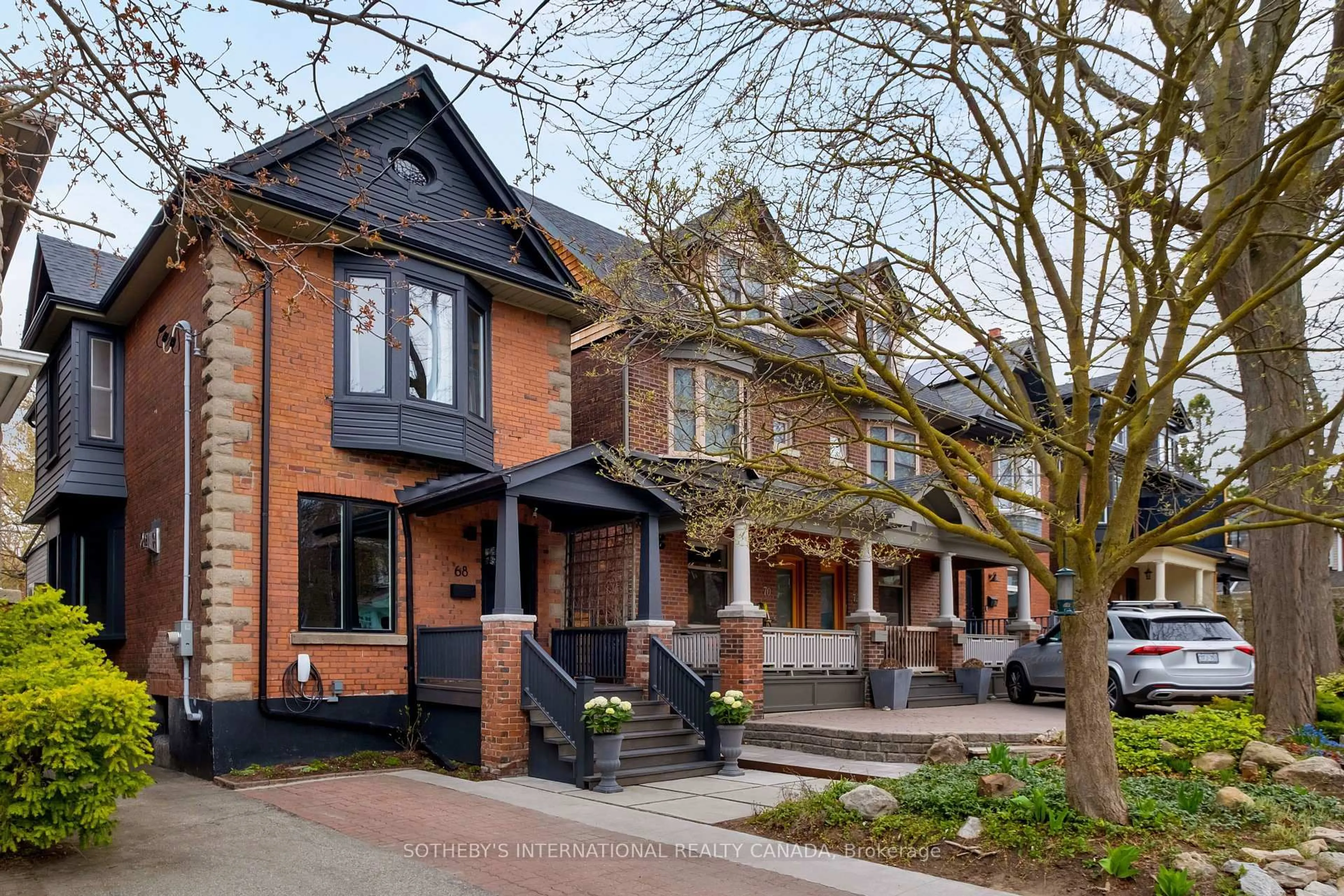 Home with brick exterior material, street for 68 Herbert Ave, Toronto Ontario M4L 3P9