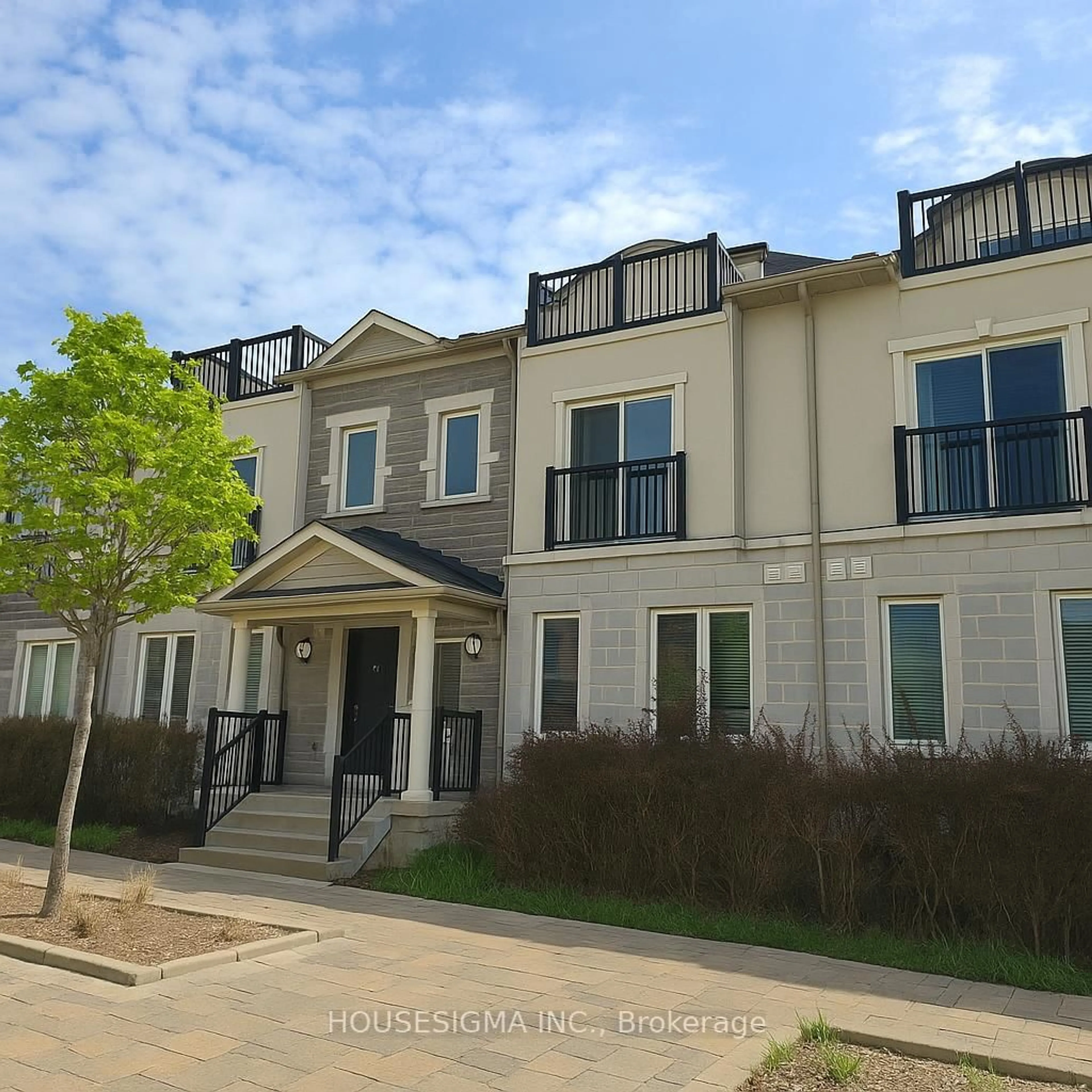 A pic from outside/outdoor area/front of a property/back of a property/a pic from drone, street for 1040 Elton Way #11, Whitby Ontario L1N 2K2