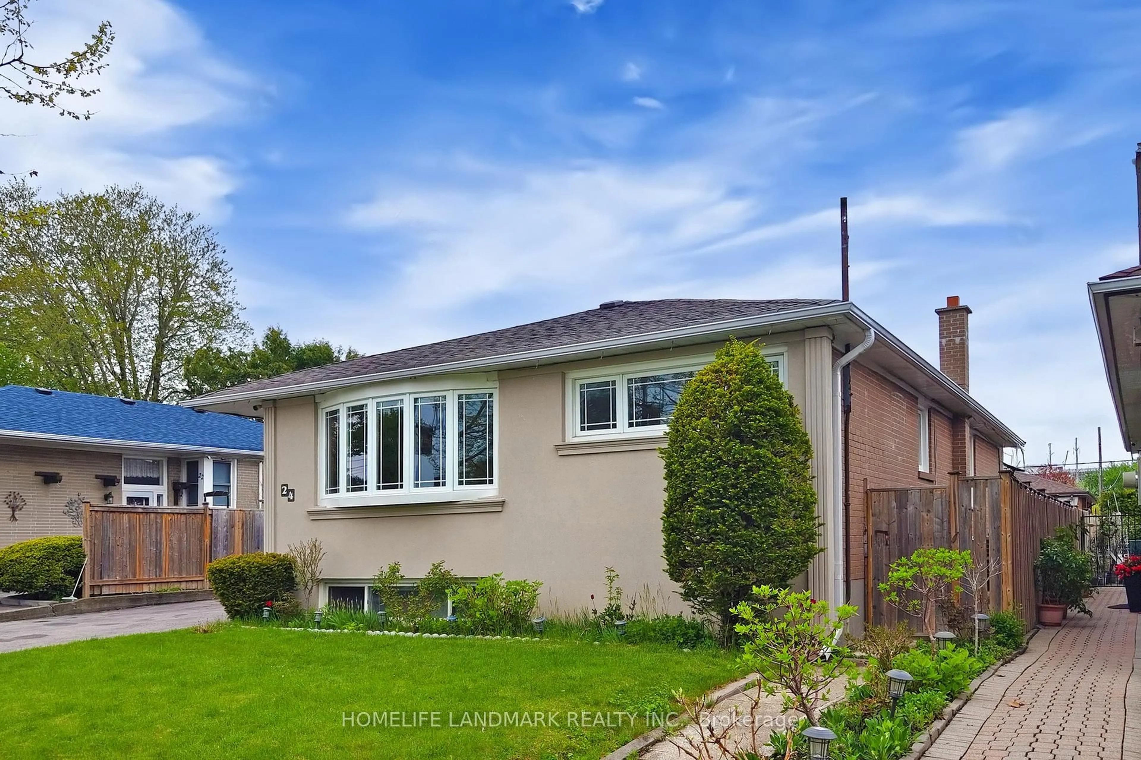 Home with brick exterior material, street for 24 Arnott St, Toronto Ontario M1K 4B6