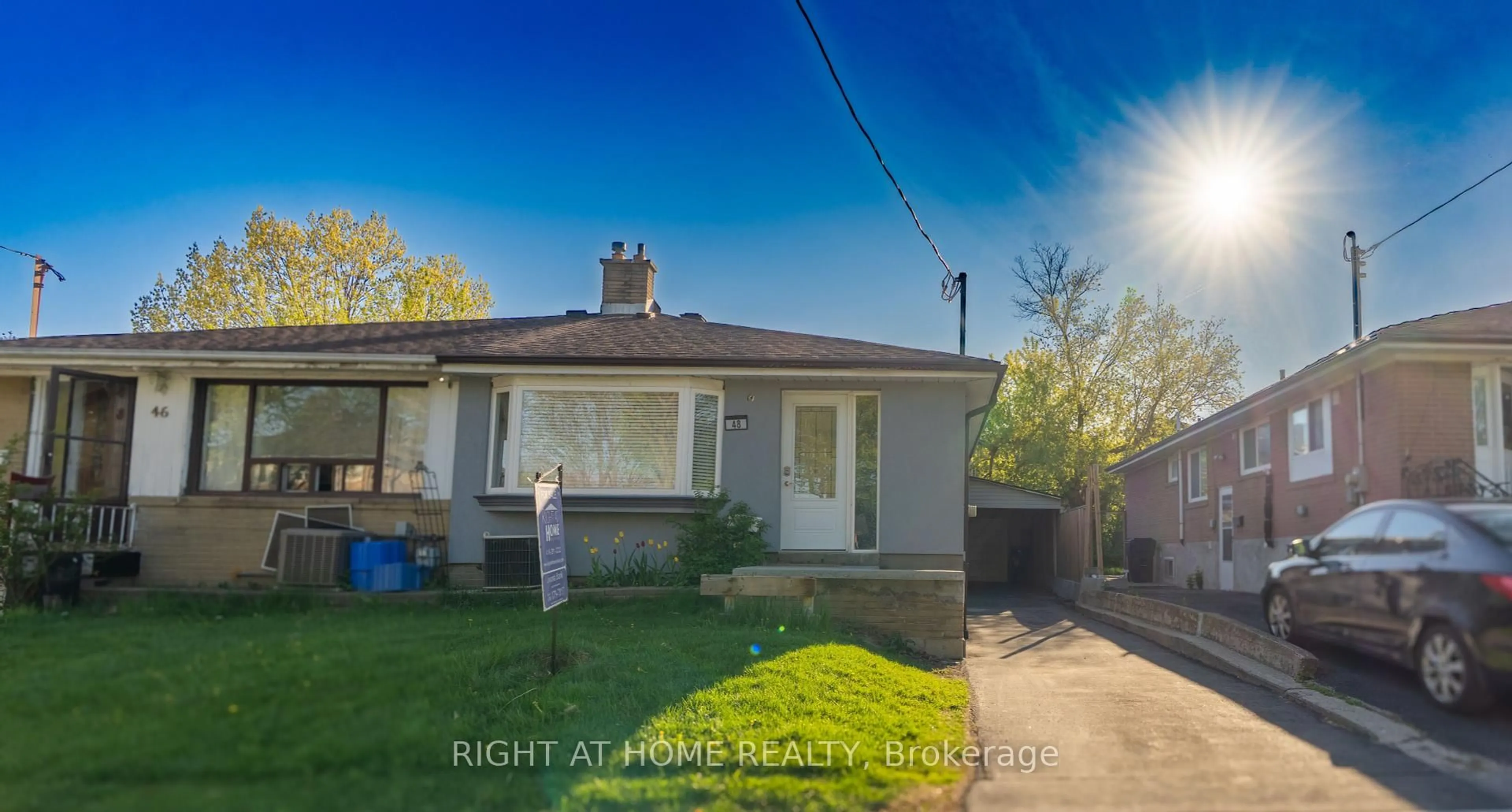A pic from outside/outdoor area/front of a property/back of a property/a pic from drone, street for 48 Rushley Dr, Toronto Ontario M1P 3S5