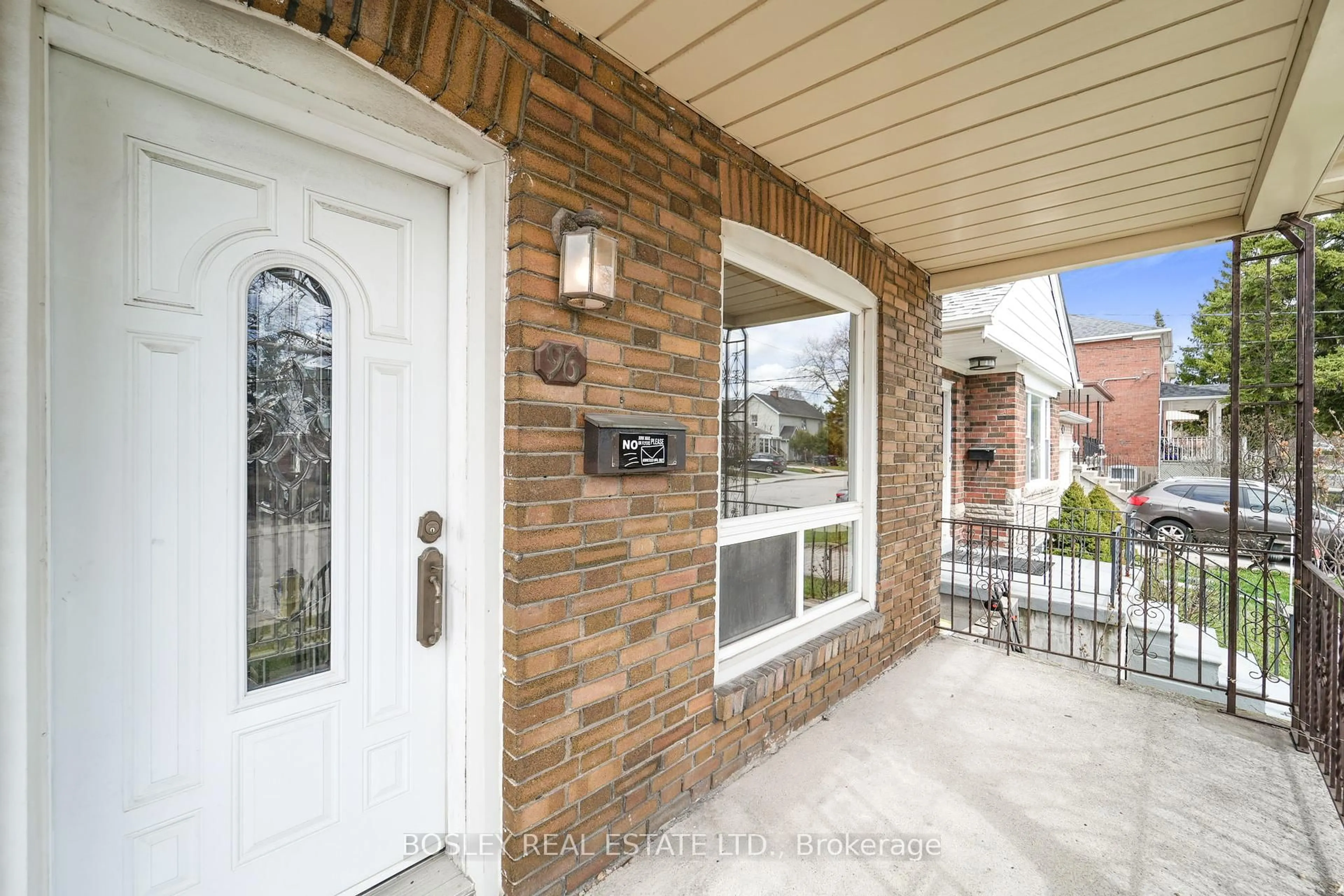 Home with brick exterior material, street for 96 Furnival Rd, Toronto Ontario M4B 1W5