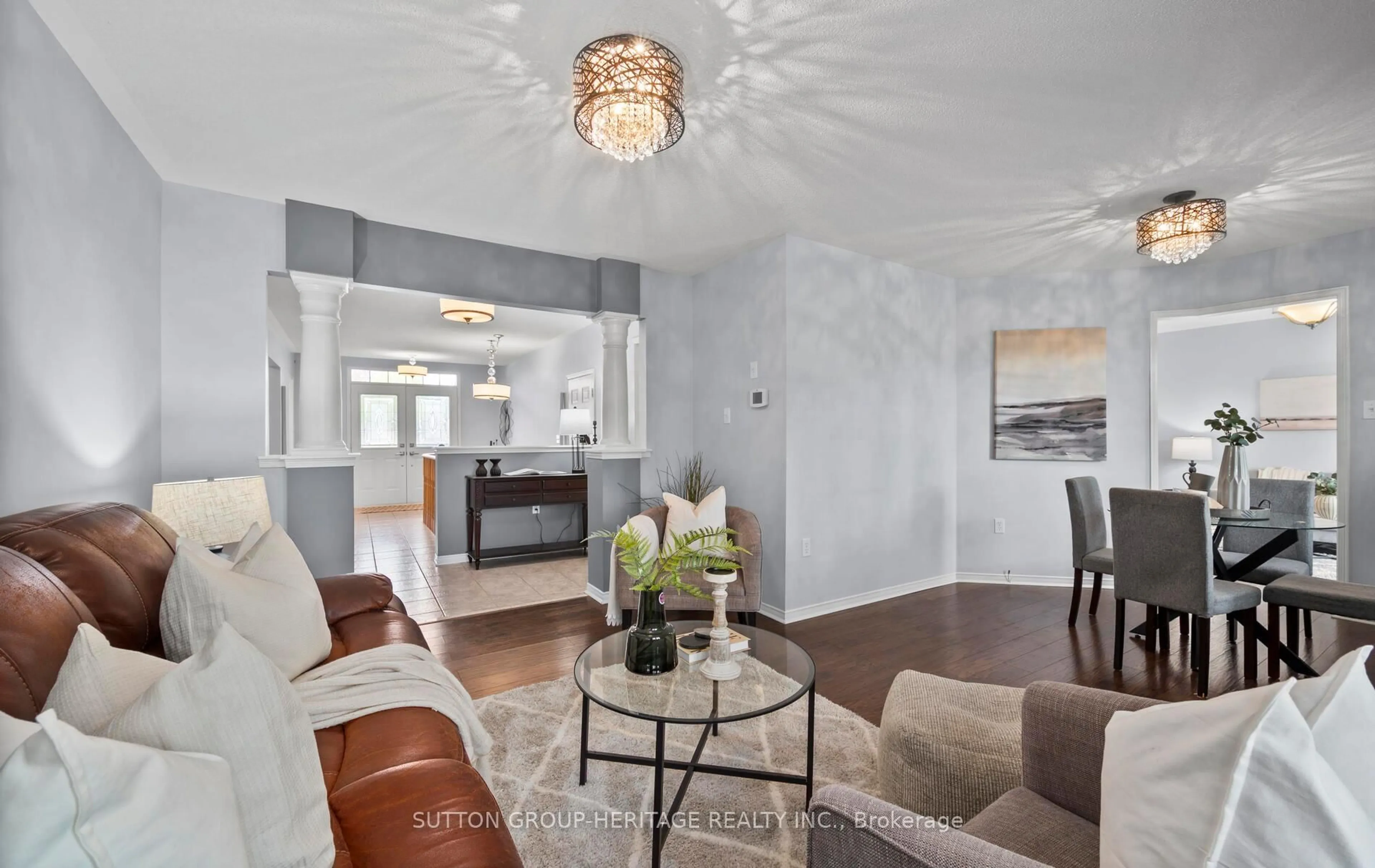 Living room with furniture, unknown for 13 Hirshfield Lane, Ajax Ontario L1T 4Z7