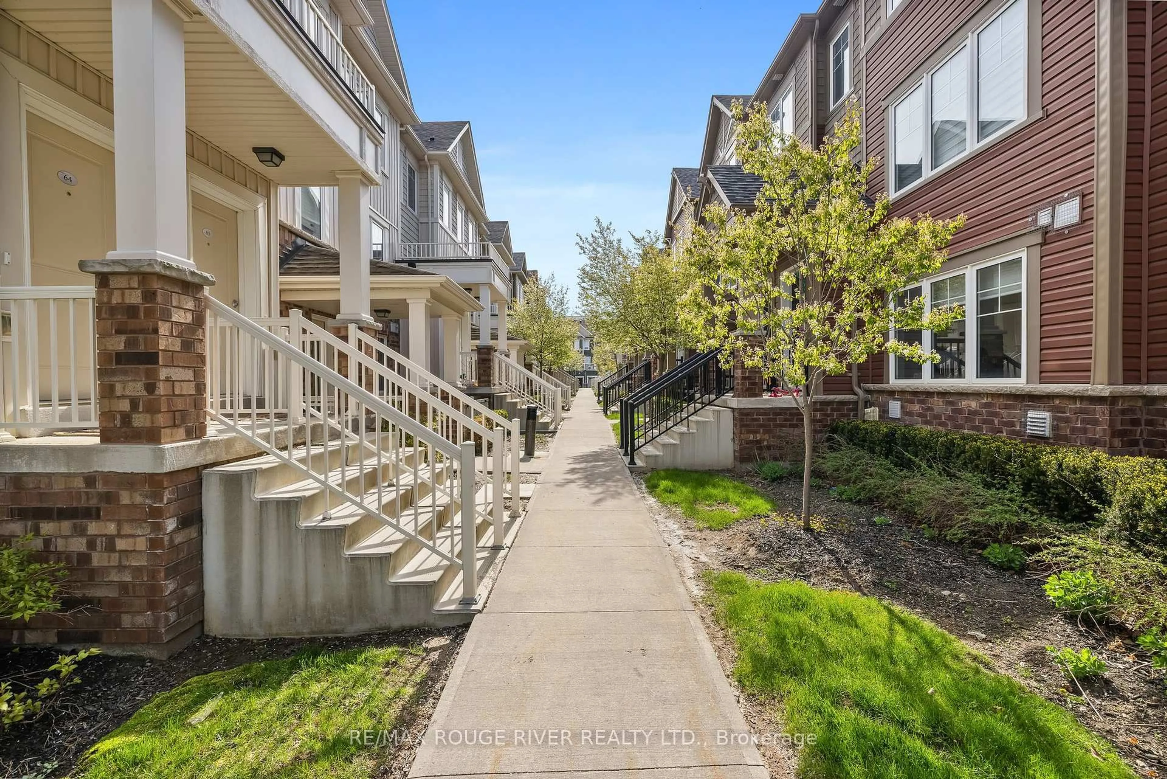 Patio, street for 2500 Hill Rise Crt #64, Oshawa Ontario L1L 0M6