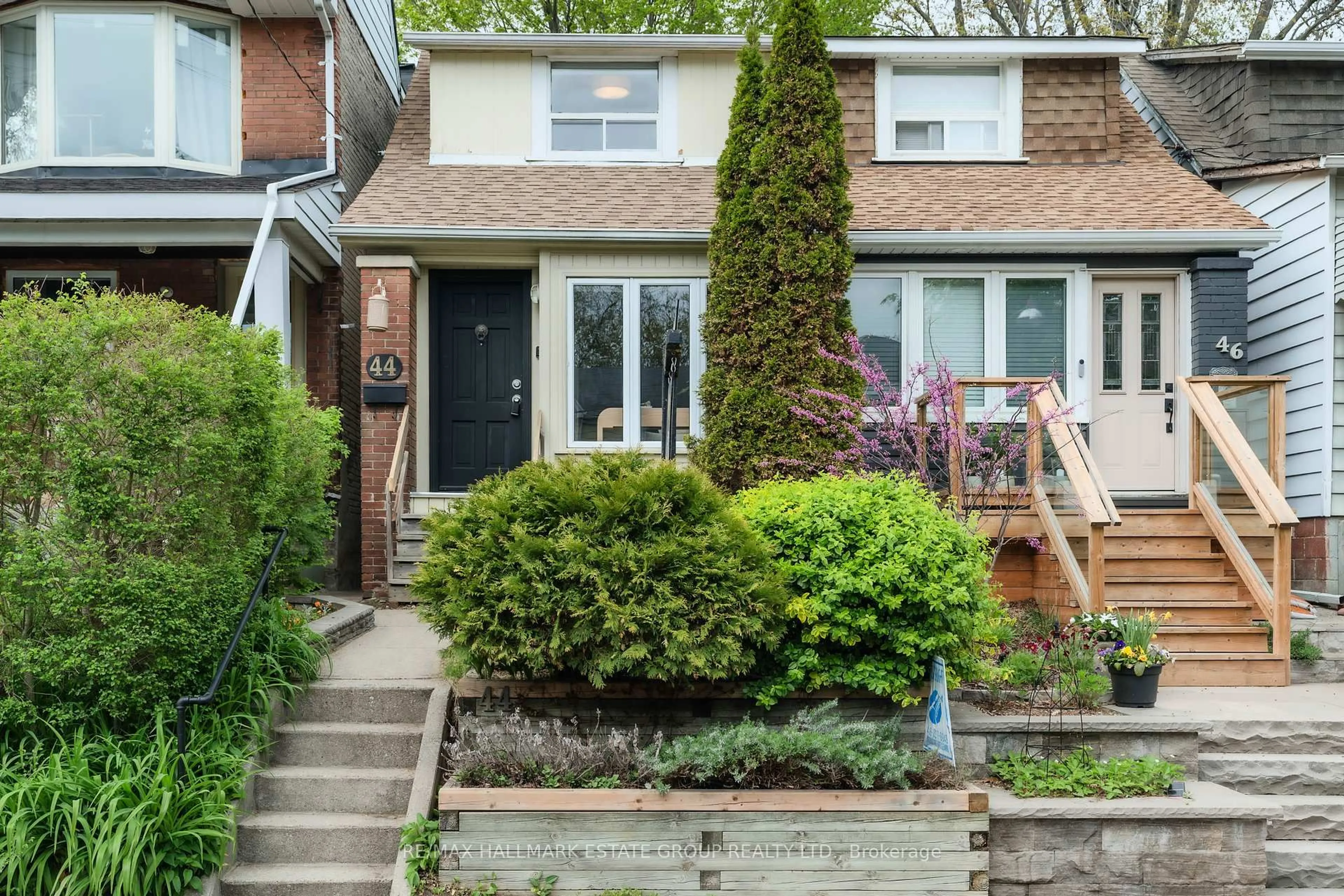 Home with brick exterior material, street for 44 Burgess Ave, Toronto Ontario M4E 1W7