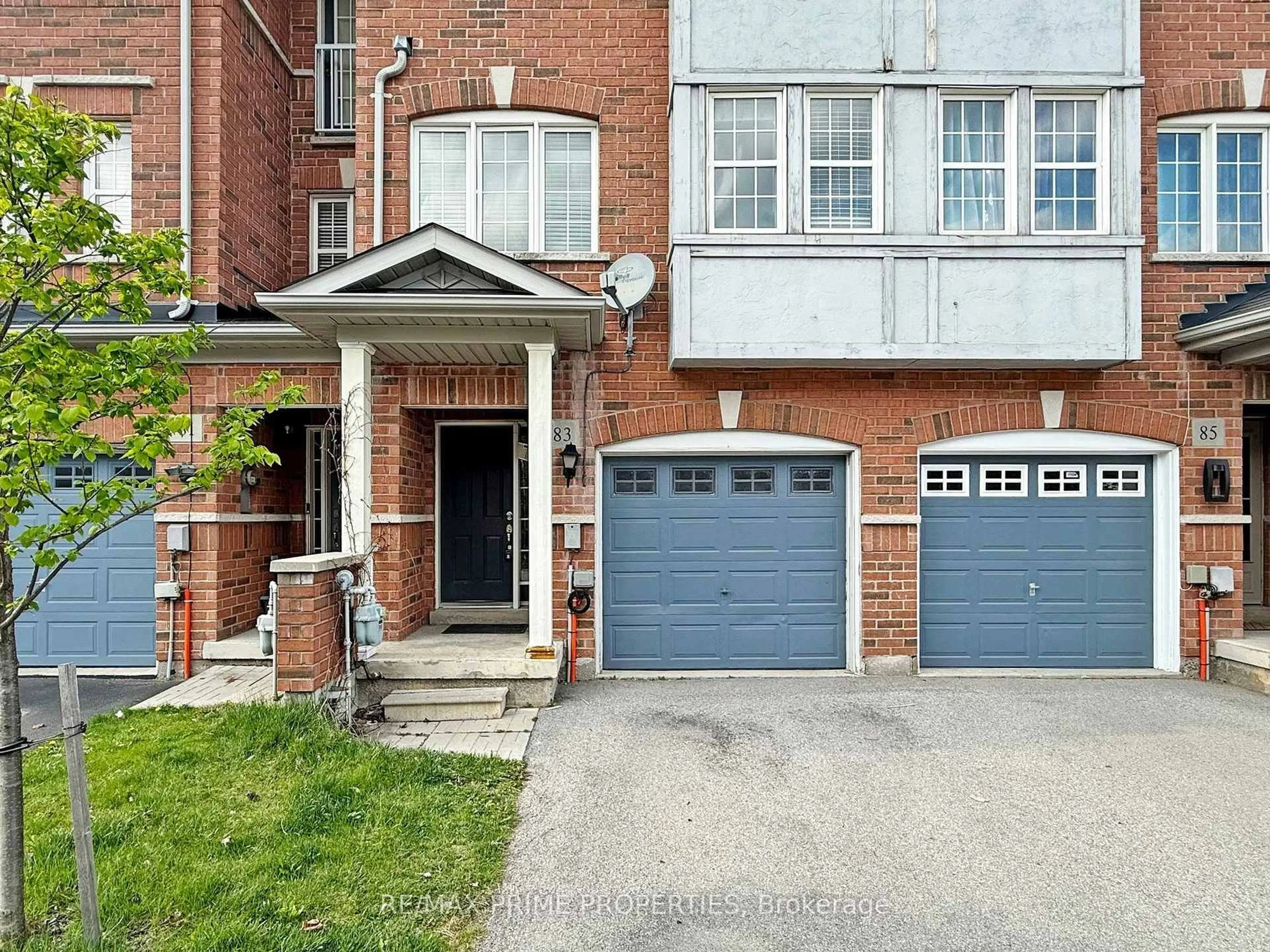 Home with brick exterior material, street for 83 Huxtable Lane, Toronto Ontario M1B 0A4