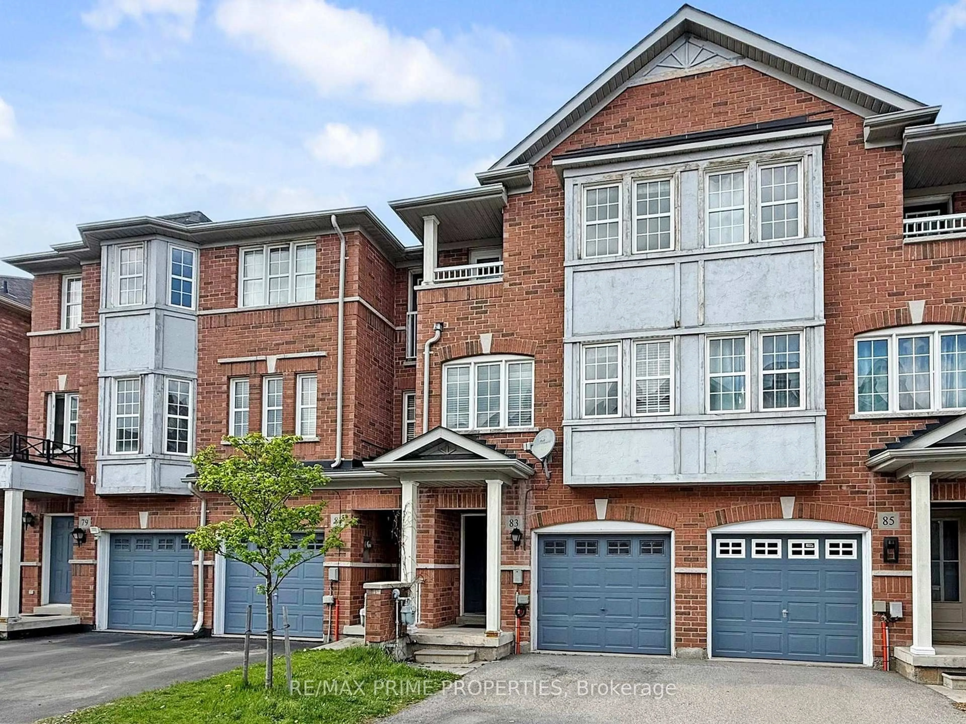 Home with brick exterior material, street for 83 Huxtable Lane, Toronto Ontario M1B 0A4