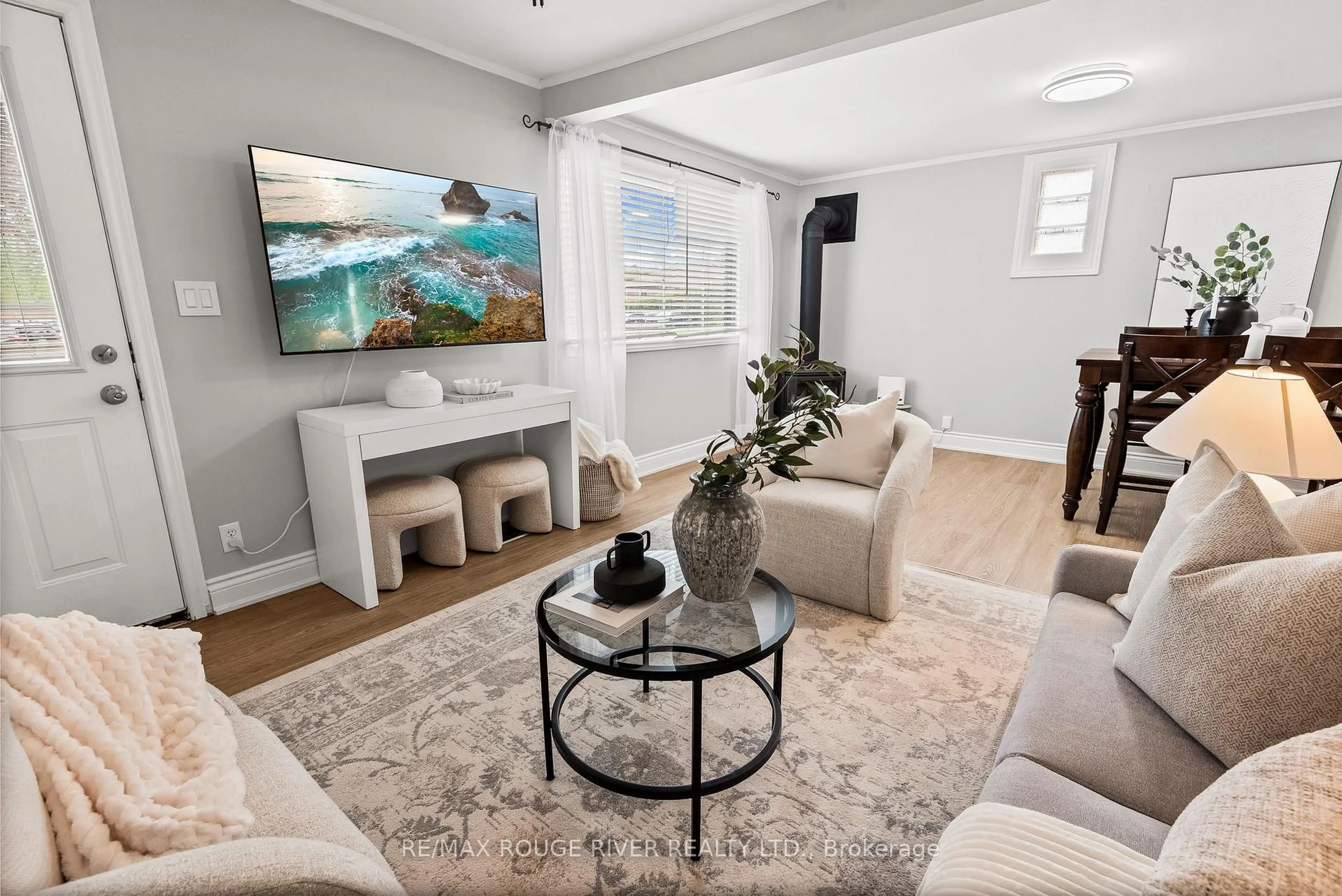 Living room with furniture, unknown for 61 Liberty St, Clarington Ontario L1C 2N6