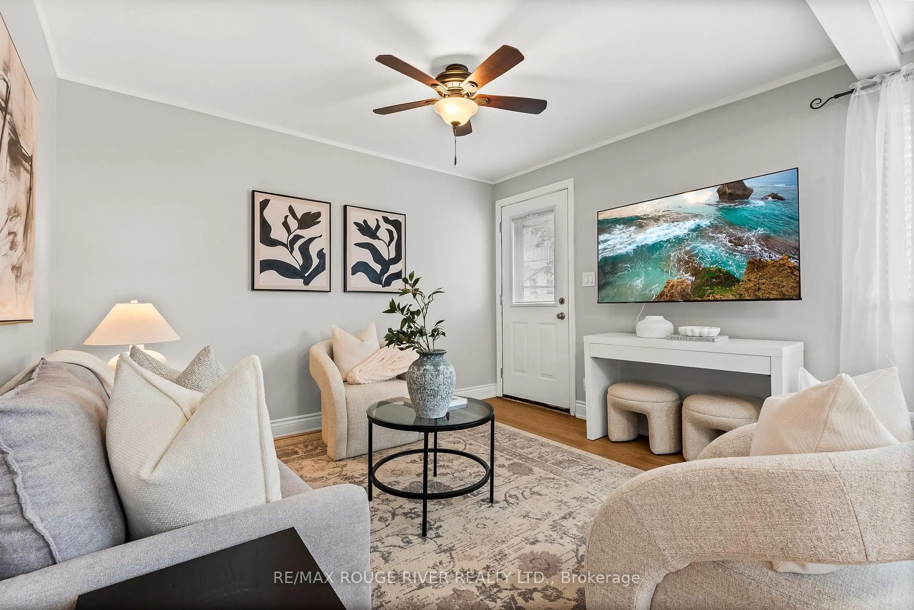 Living room with furniture, unknown for 61 Liberty St, Clarington Ontario L1C 2N6