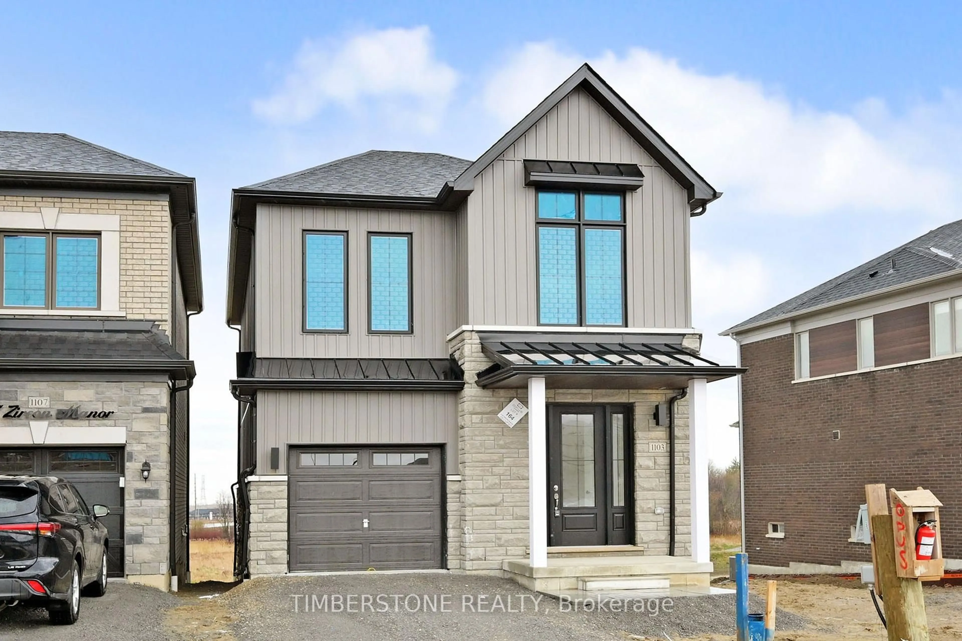 Home with brick exterior material, street for 1103 Zircon Manr, Pickering Ontario L1X 0P9